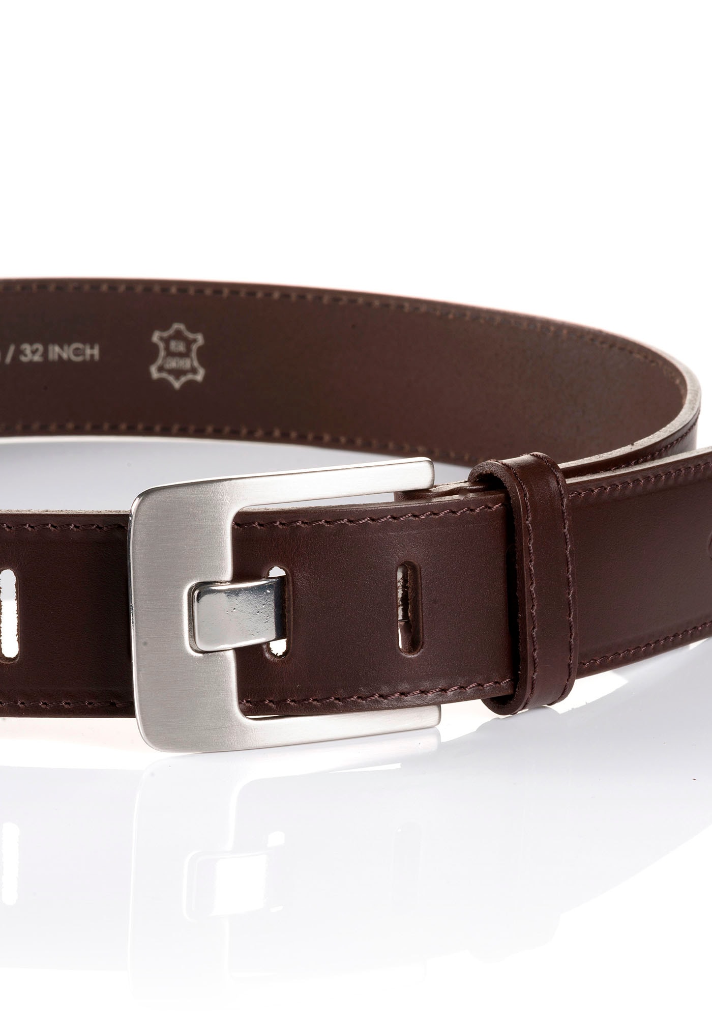 TOM TAILOR Ledergürtel »TTLAUREL«, 4 cm breiter Damengürtel, Must-Have zu Denim-Look