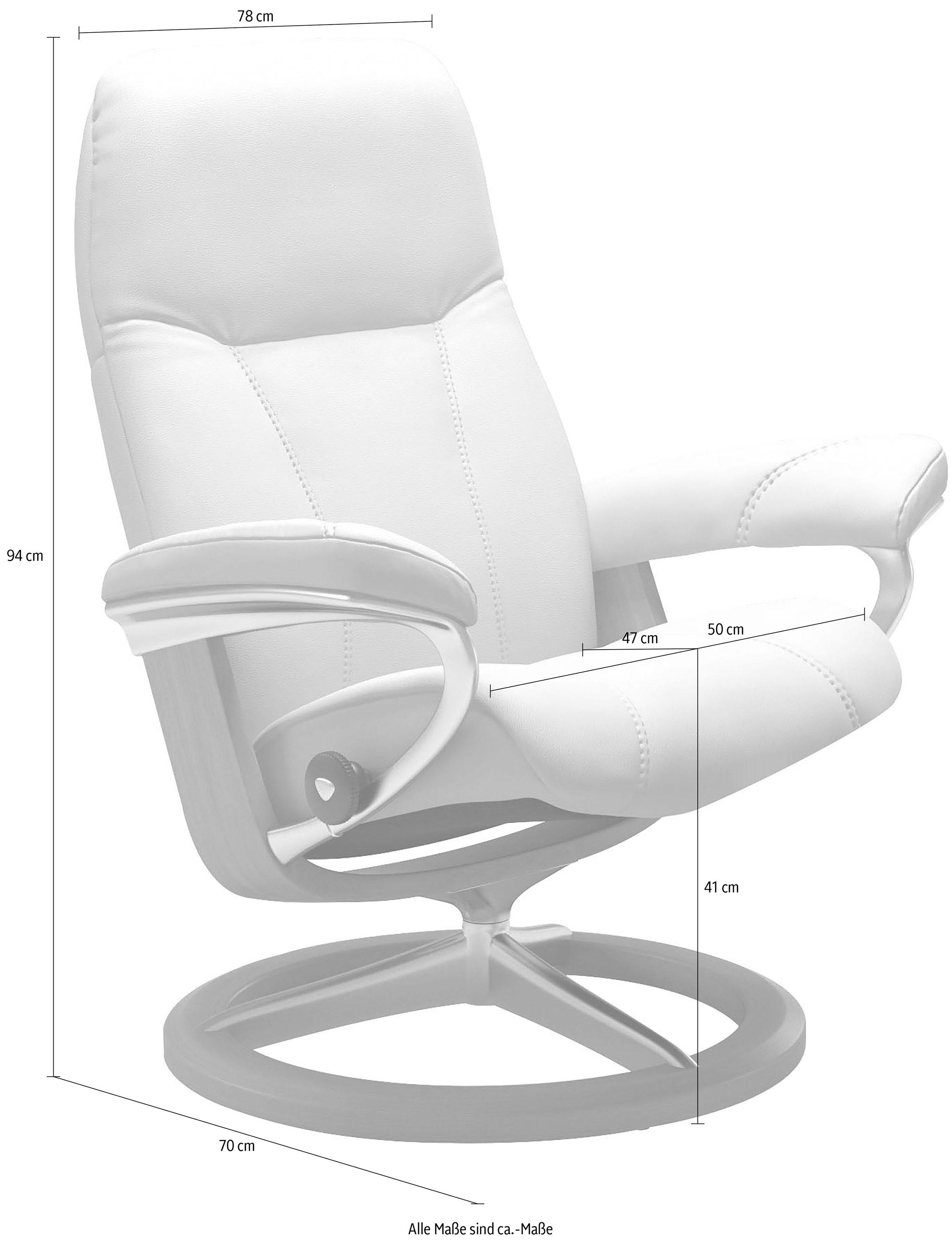 Stressless® Relaxsessel »Consul« mit Signature Base, Größe S, Gestell Eiche