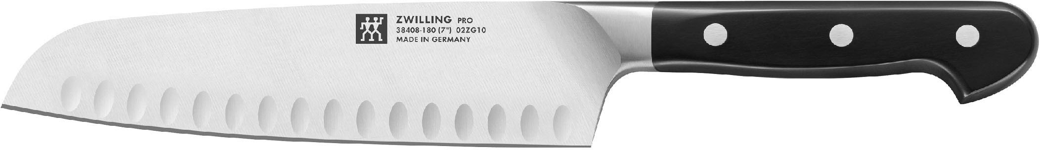 Zwilling Messer-Set »Pro«, (Set, 2 tlg.), 1 Spick & Garniermesser (10 cm), 1 Santokumesser (18 cm).