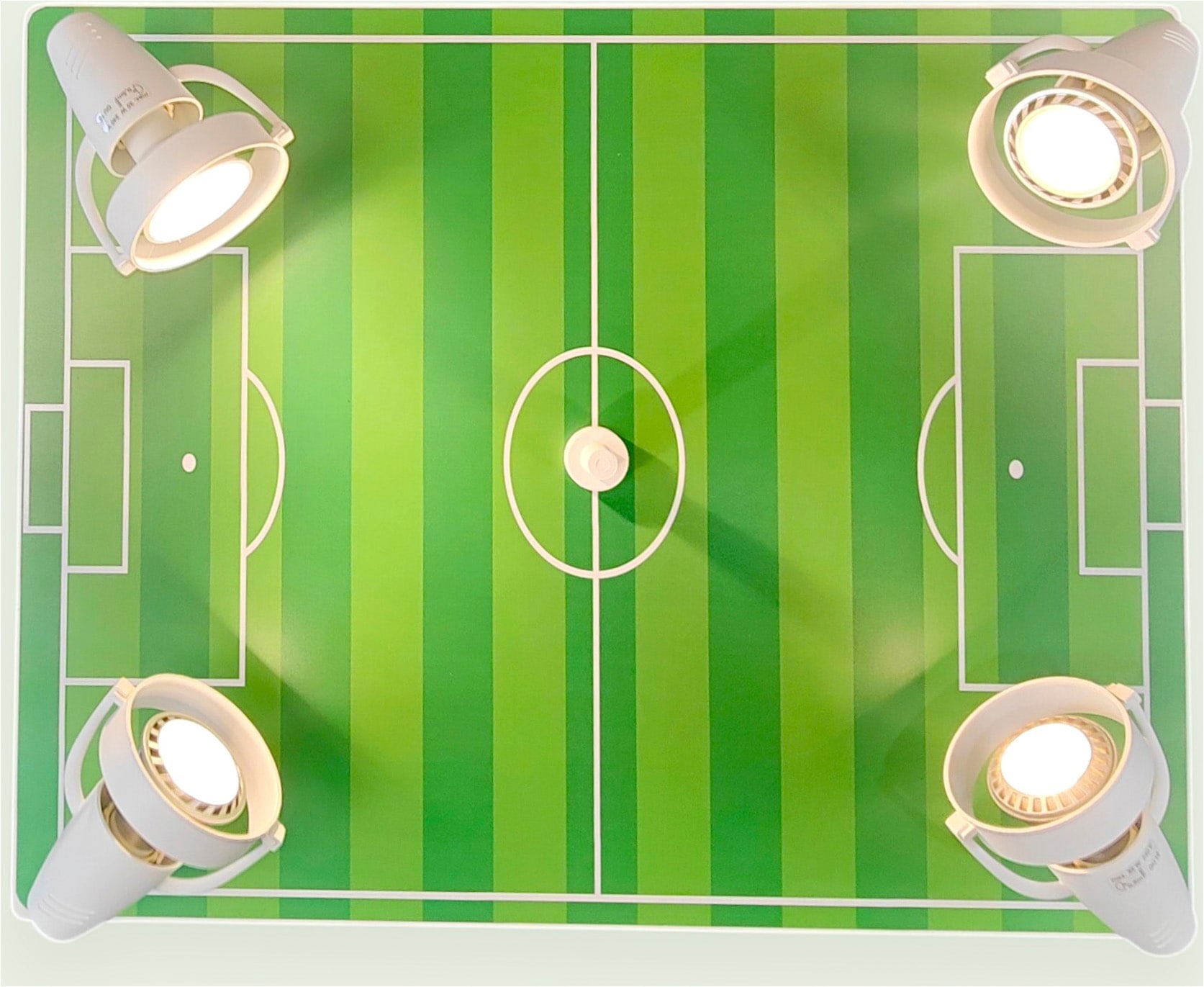 niermann Deckenleuchte »Strahler Fußballfeld, Kinderzimmer, Kinderlampe« GU10 1 Stk. 4 verstellbare Spots, Made in Germany