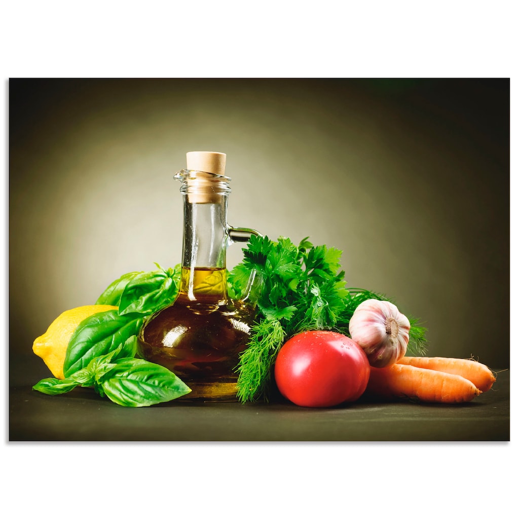 Artland Küchenrückwand »Gesundes Gemüse und Gewürze«, (1 tlg.)