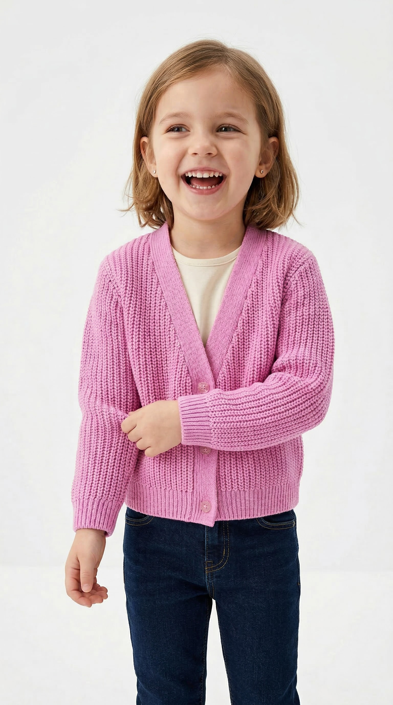 TOM TAILOR Strickjacke mit V-Ausschnitt