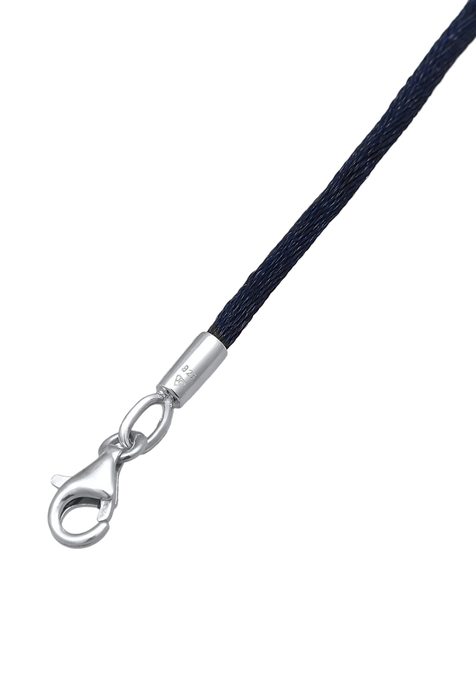 Nenalina Kette ohne Anhänger »Halskette Seidenband Kette Basic Kombinierbar 925 Silber«