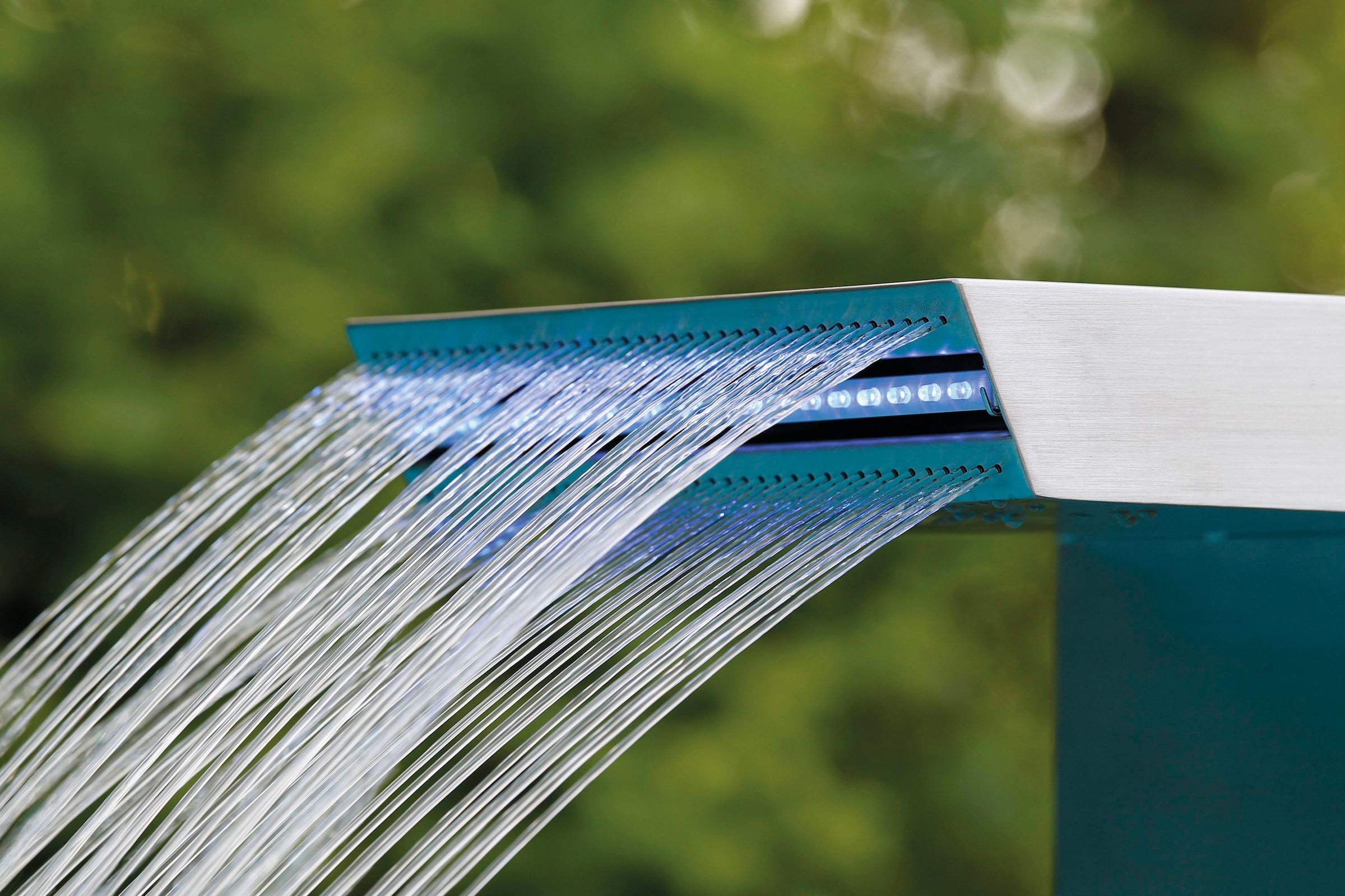 Ubbink Poolwasserfall »Straight LED«, 72 feine Wasserdüsen