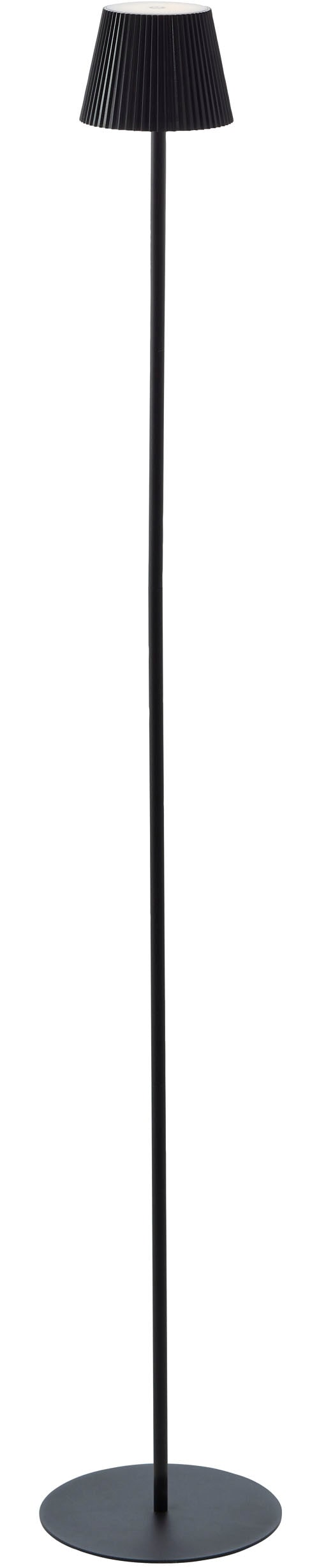 my home LED Außen-Stehlampe »Härhult« 1 Stk. Warmweiß LED Akku-Leuchte, 125 cm, 340 lm, 3000 K, Touchdimmer, schwarz matt