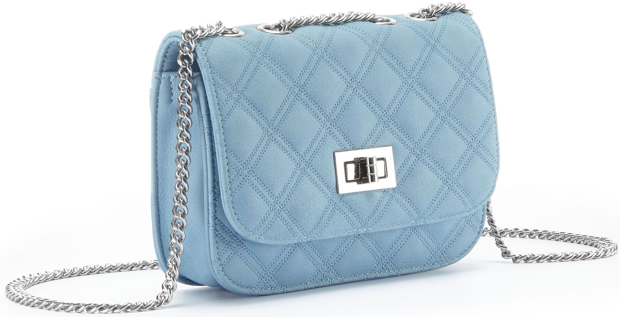 LASCANA Umhängetasche »Minibag«, Handtasche, Henkeltasche mit Kettenhenkel, Crossbody Bag VEGAN