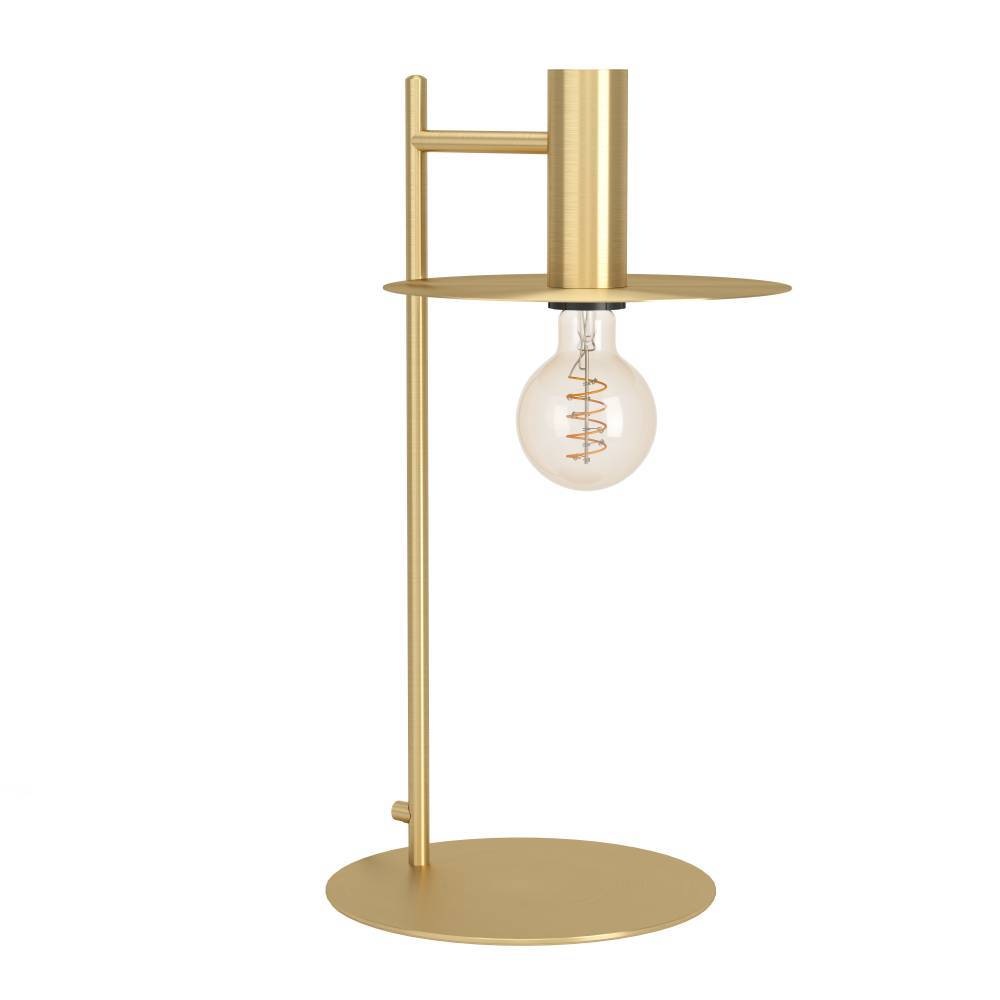 EGLO Tischleuchte »ESCANDELL« E27 1 Stk. Nachttischlampe, Tischleuchte aus Metall in Messing-gebürstet, E27