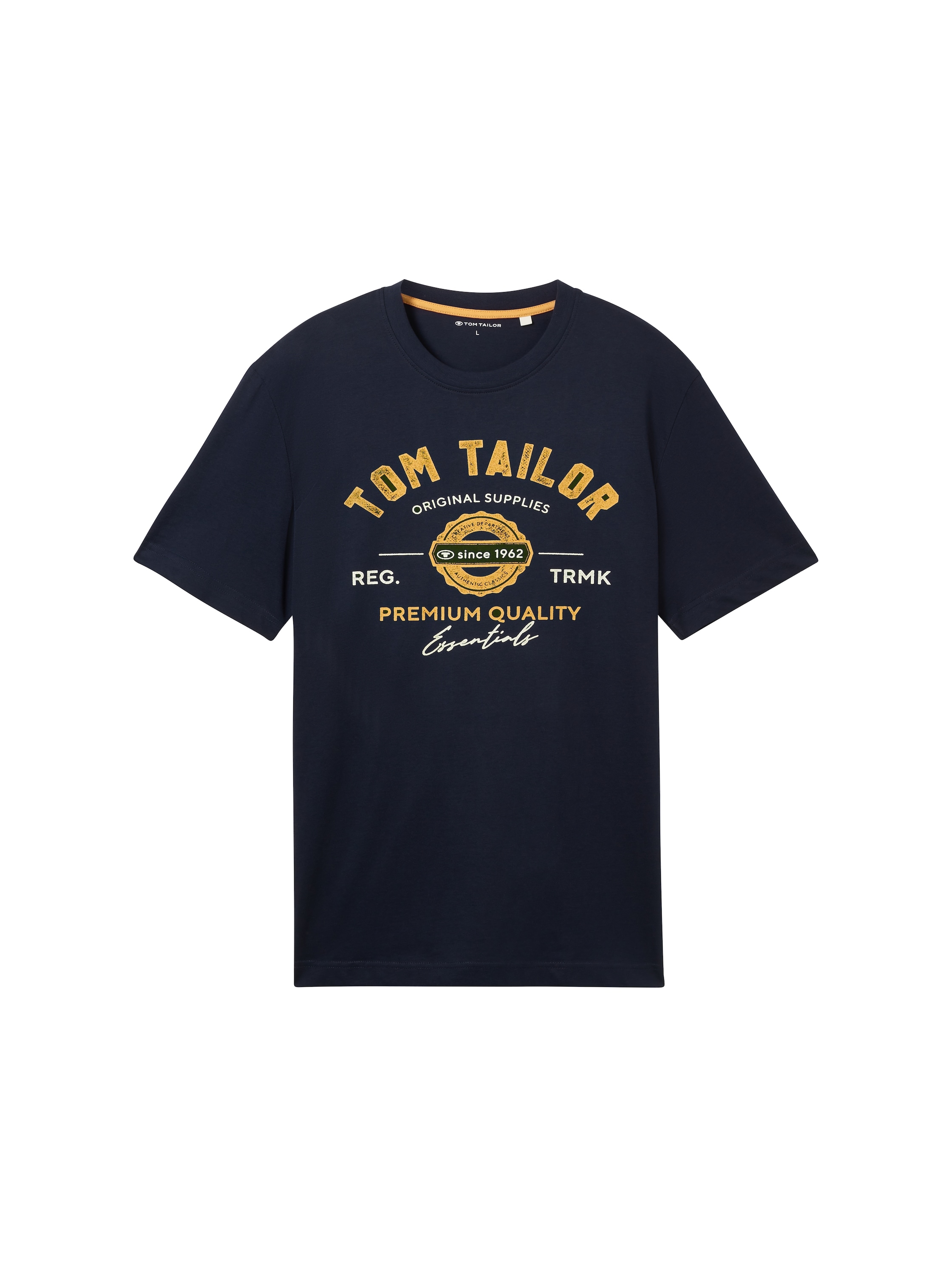 TOM TAILOR T-Shirt mit großem Logofrontprint