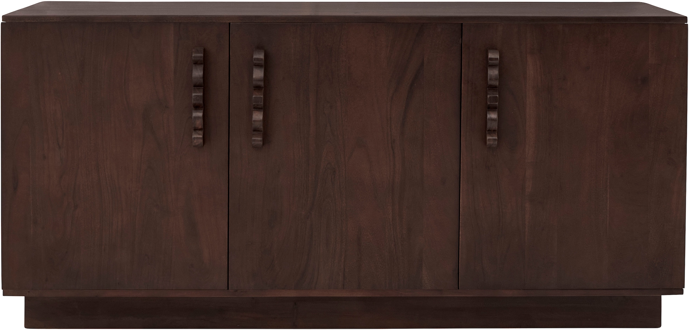 LeGer Home by Lena Gercke Sideboard »EMINA«, Akazie Massivholz, 146cm Kommode, mit Soft-Close und Designgriffen