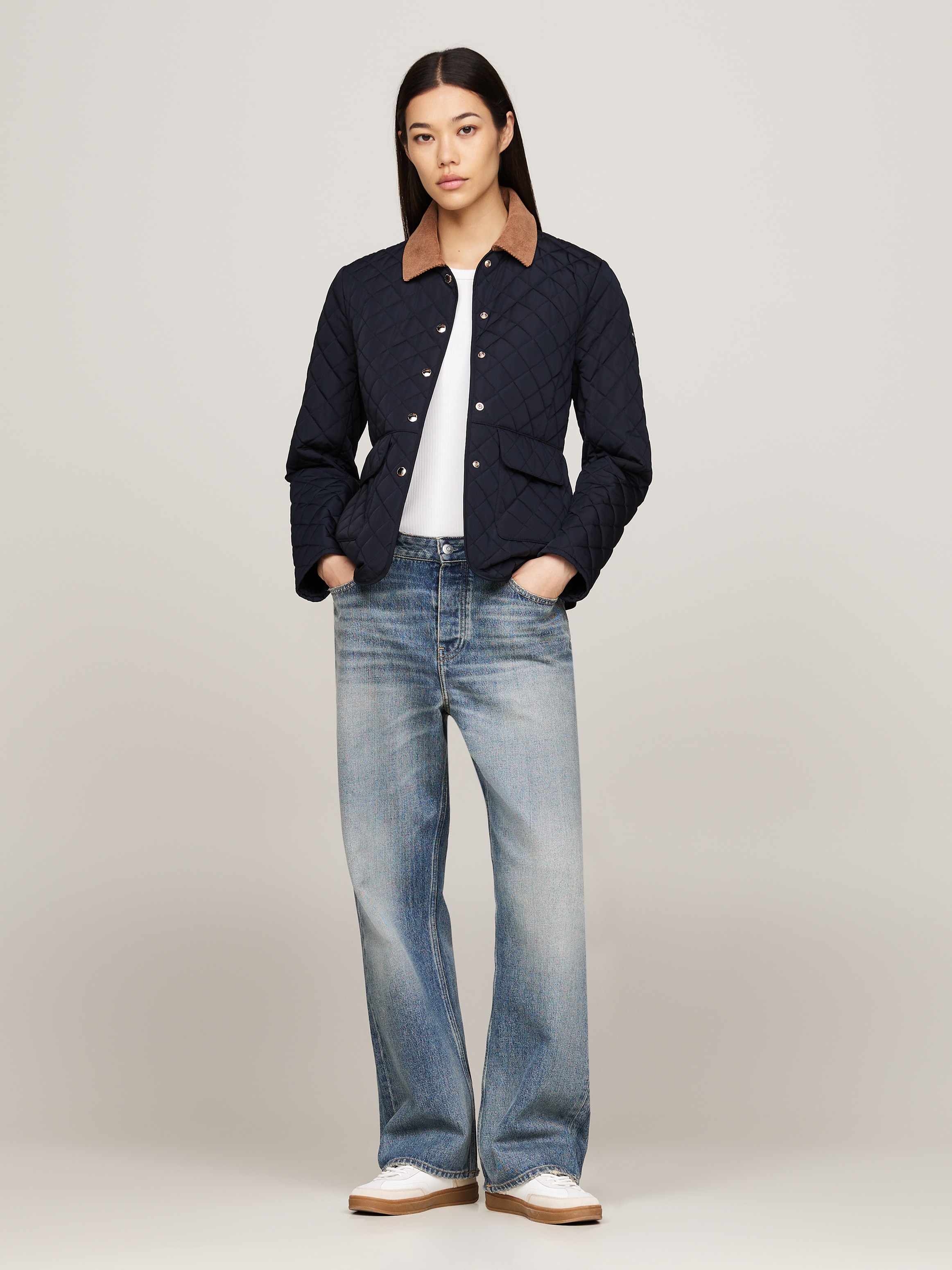 Tommy Hilfiger Steppjacke, mit Logoprägung