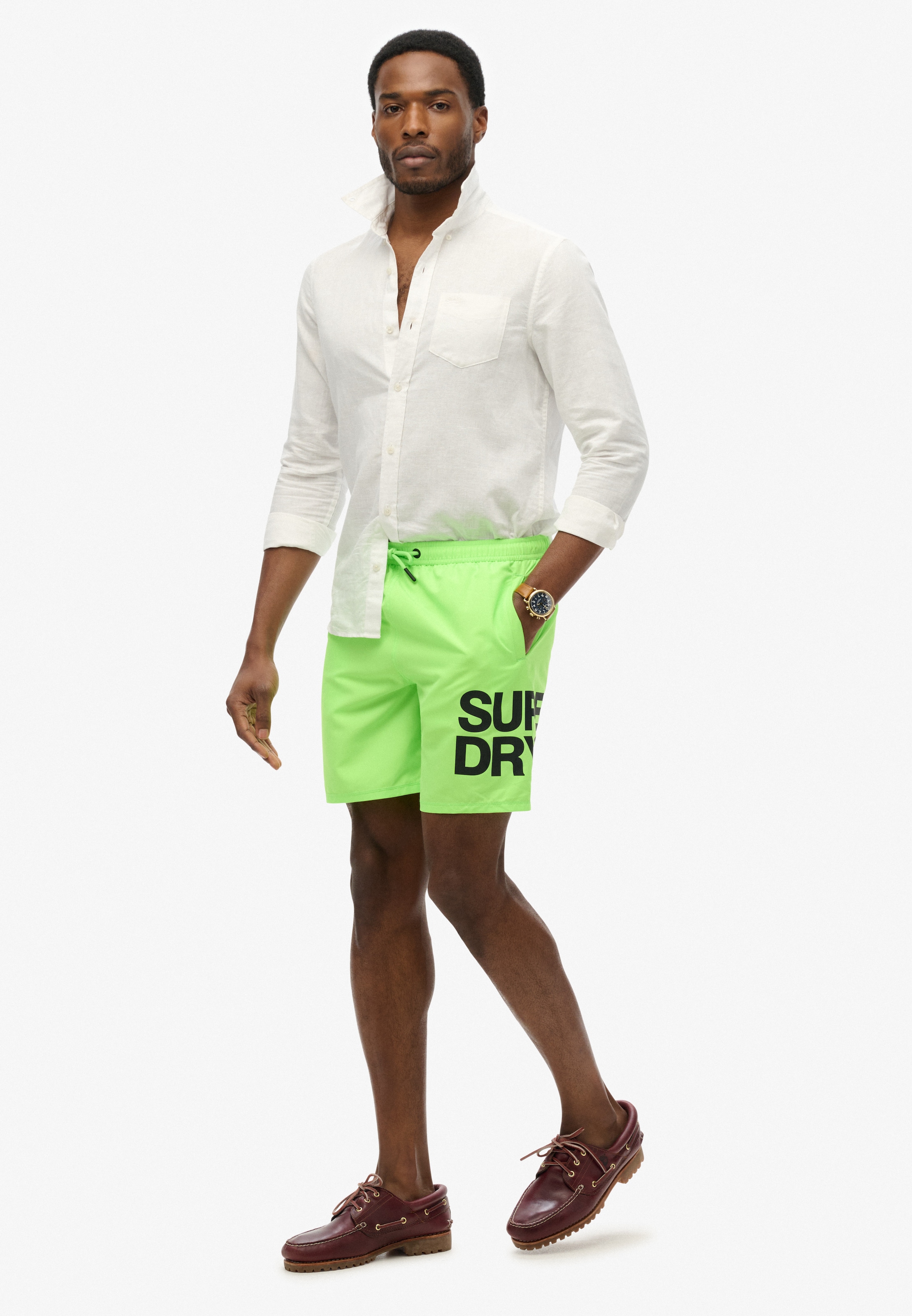 Superdry Badeshorts »SPORTSWEAR LOGO 17 SWIM SHORT«