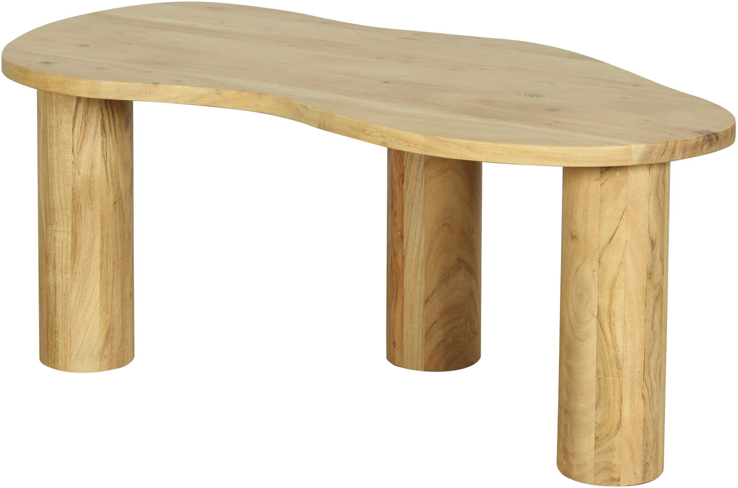 byLIVING Couchtisch »ETHAN« Tischplatte und Gestell Akazie natur oder schwarz, Tischbein: 13 cm
