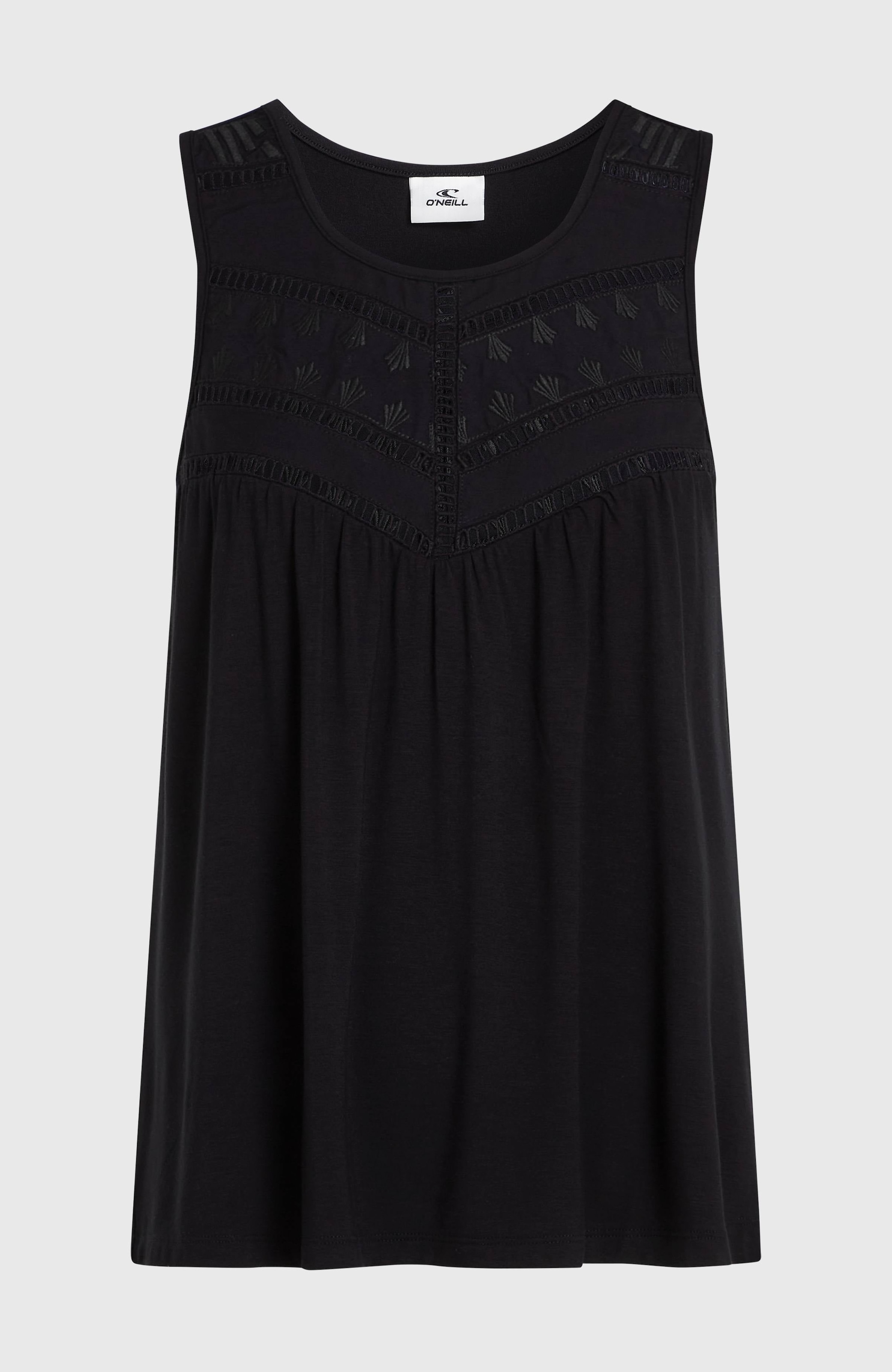 O'Neill Tanktop »ESSENTIALS TOKEENA TANKTOP« mit bestickten Einsätzen am U-Ausschnitt, normale Passform