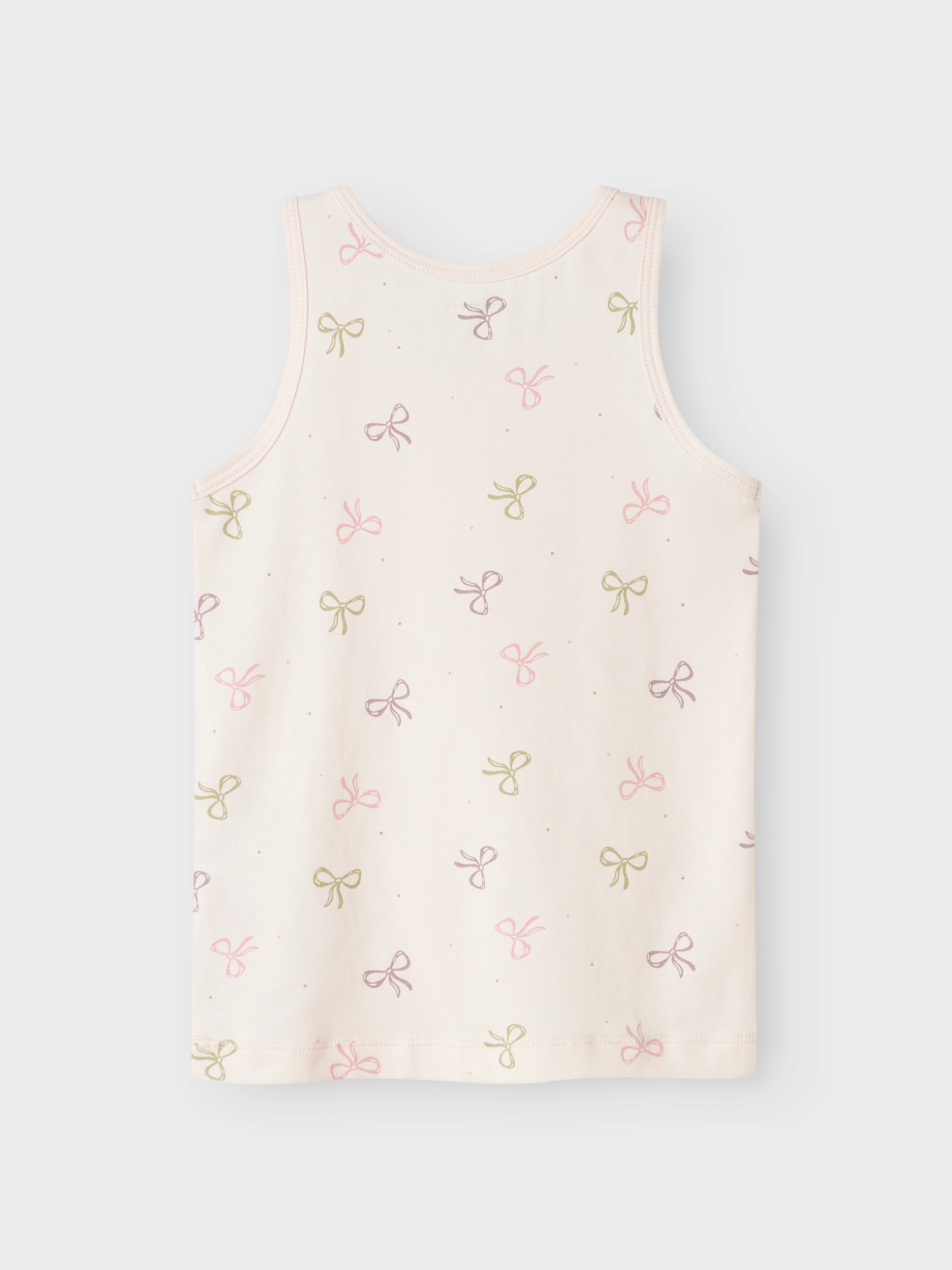 Name It Unterhemd »NMFTANK TOP 2P BARELY PINK BOW NOOS«, (Packung, 2 St.)