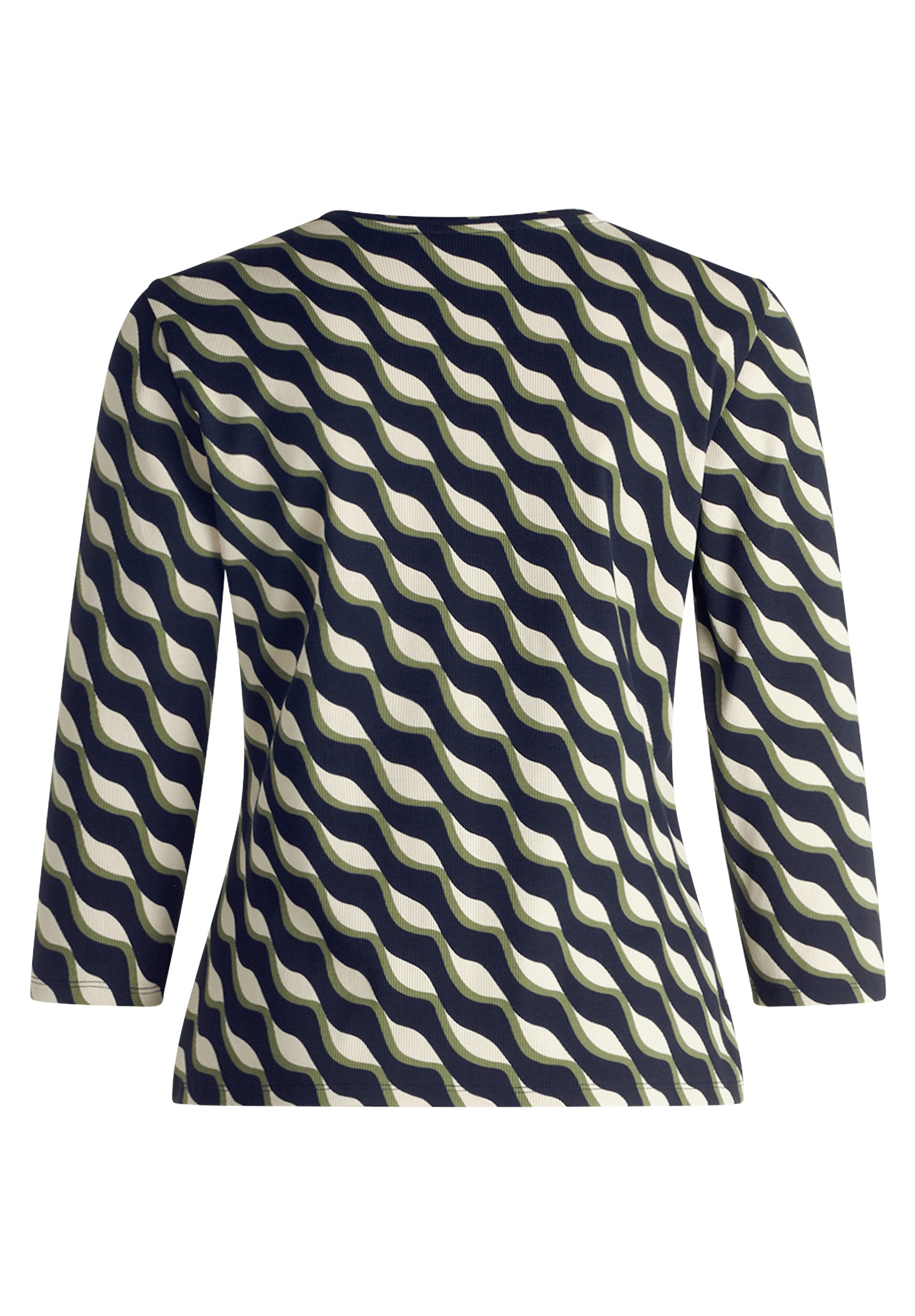 Betty Barclay Langarmshirt »Shirtjacke mit Rippenstruktur«