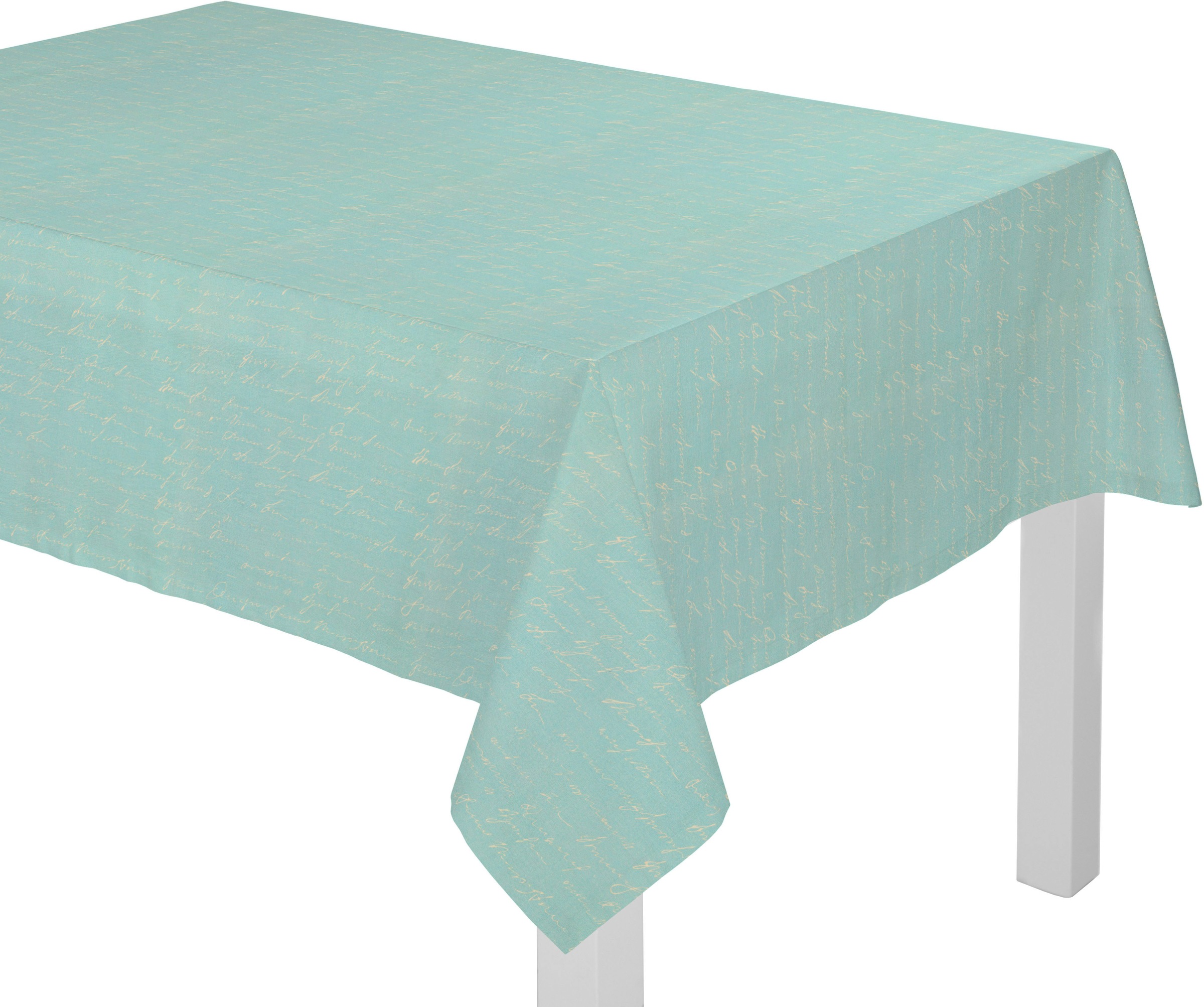 Adam Tischdecke "Scribble" aus Leinen und Bio-Baumwolle,Made in Germany