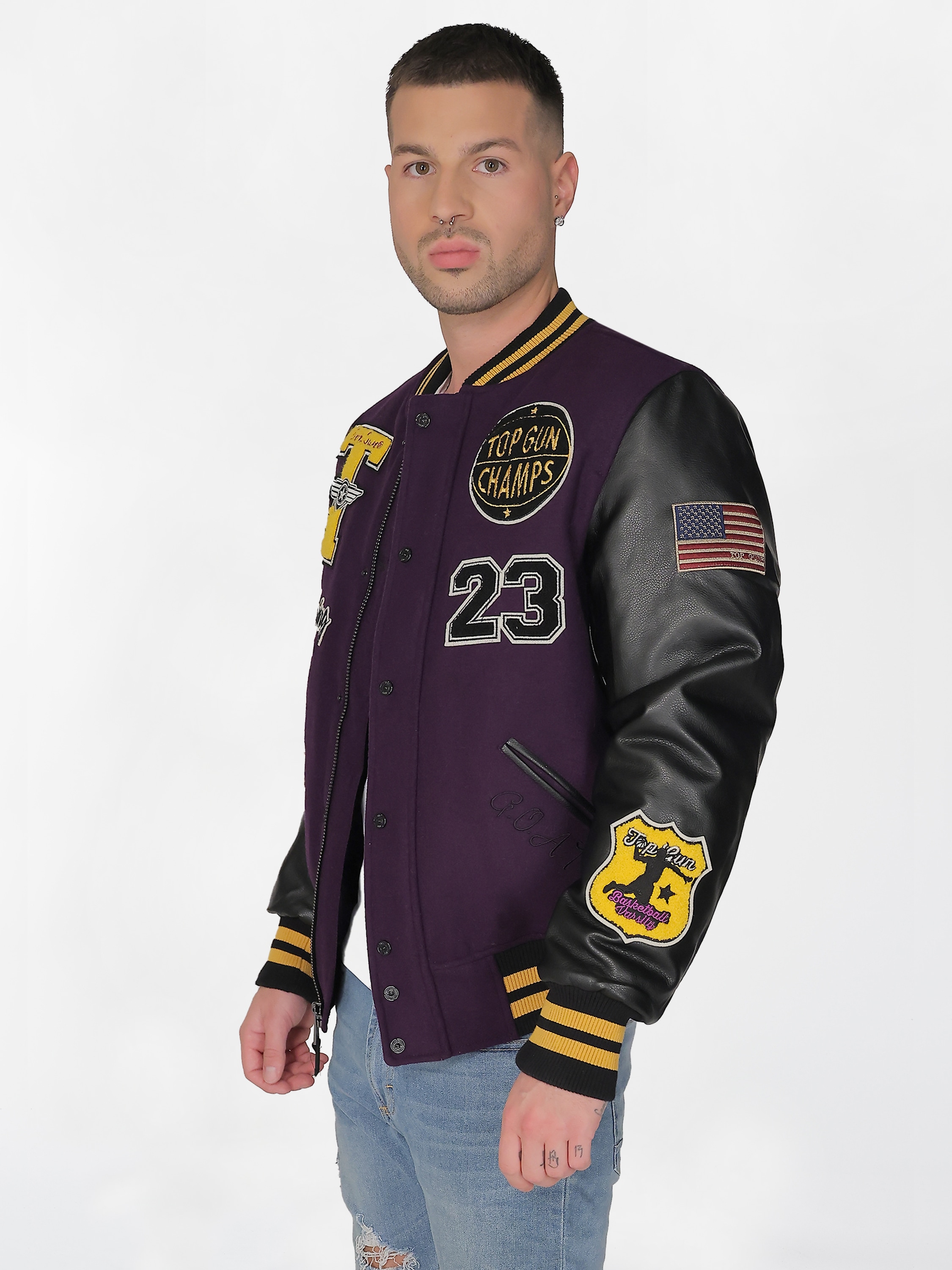 TOP GUN Collegejacke »Collegejacke TG20213031«