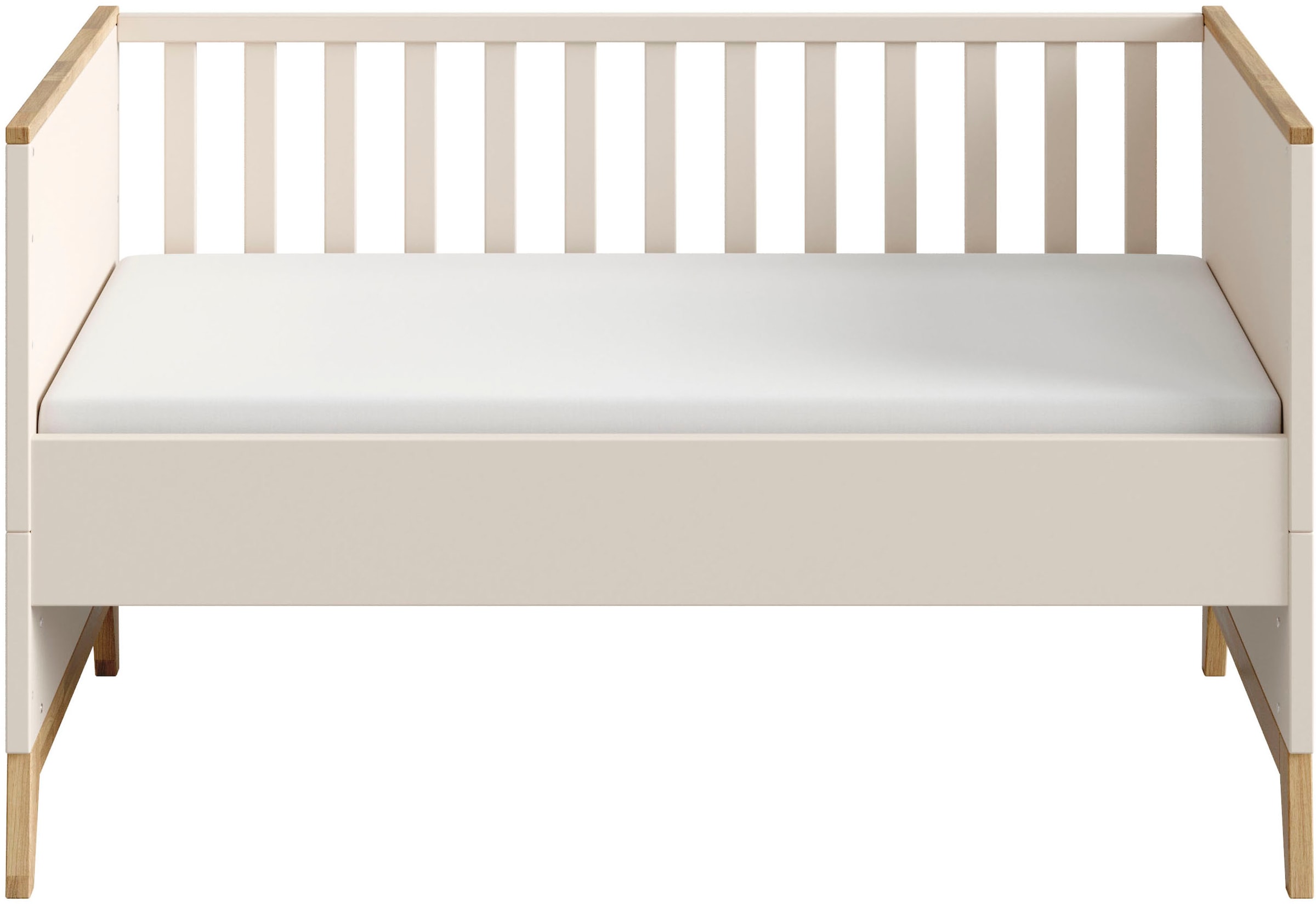 PAIDI Umbauseiten »STIENE für den Umbau vom Babybett zum Juniorbett« Erweiterungs-Set Kinderbett 70x140cm in Beige oder Grau