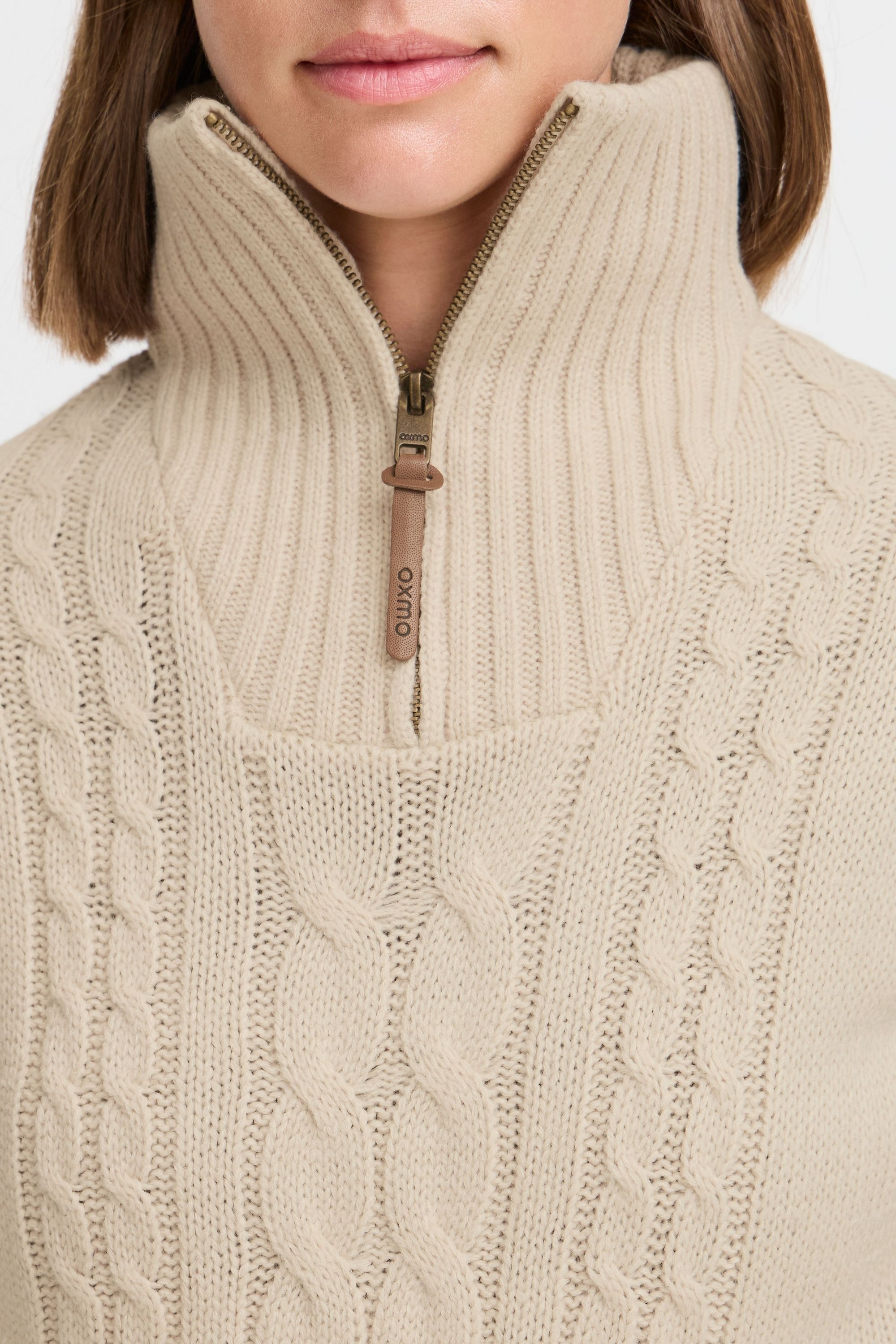 OXMO Strickjacke »Strickpullover OXCarry«