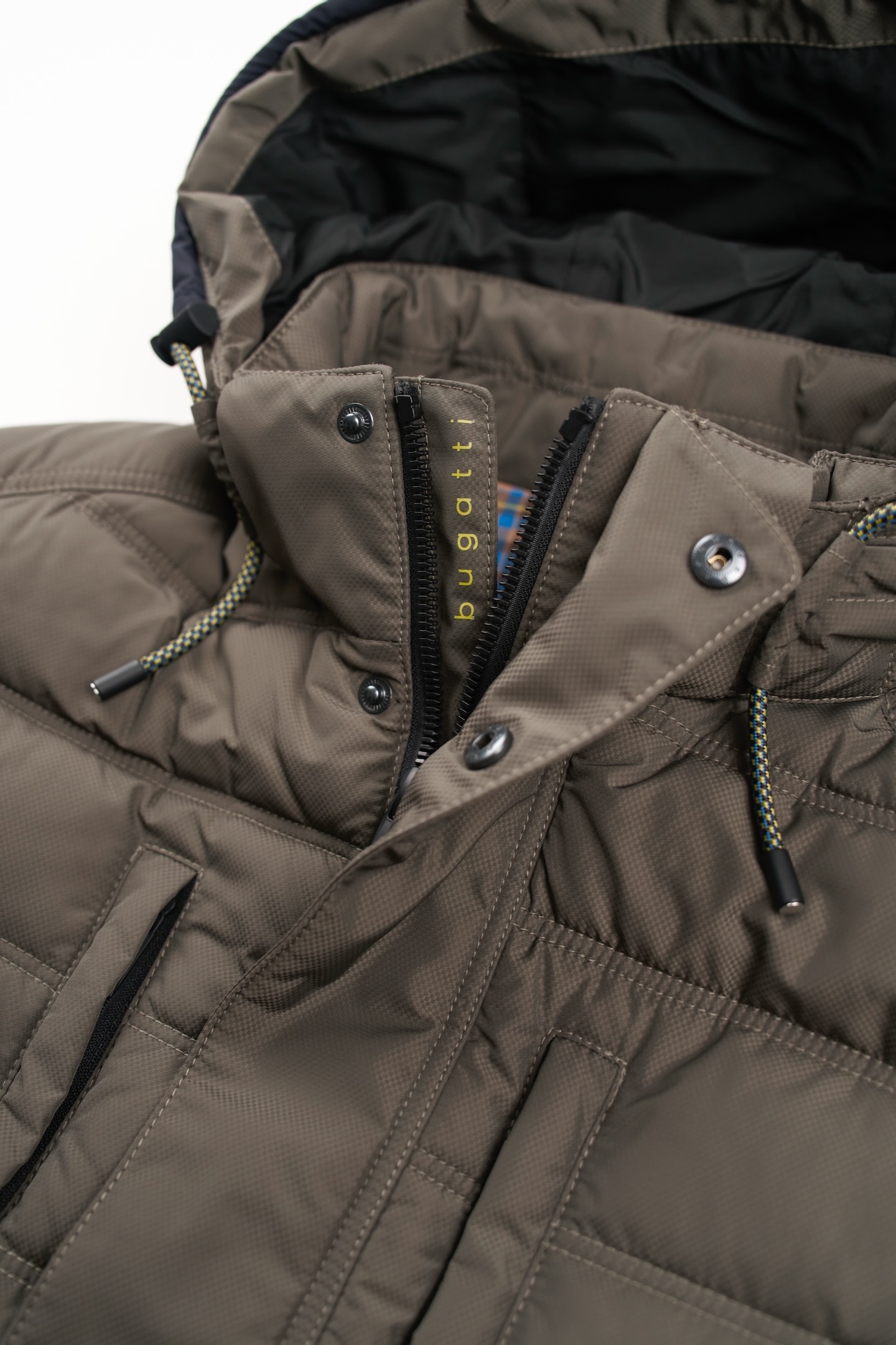 bugatti Langjacke, mit Kapuze, mit abtrennbarer Kapuze