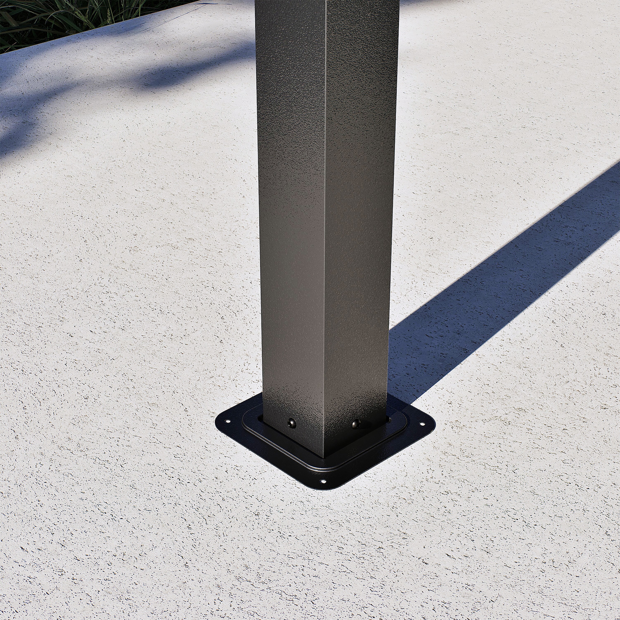 Sojag Pavillon »London Schwarz« Massive Konstruktion aus Aluminium