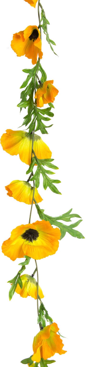 Botanic-Haus Kunstblume »Mohnblumen Girlande« auf Rechnung kaufen