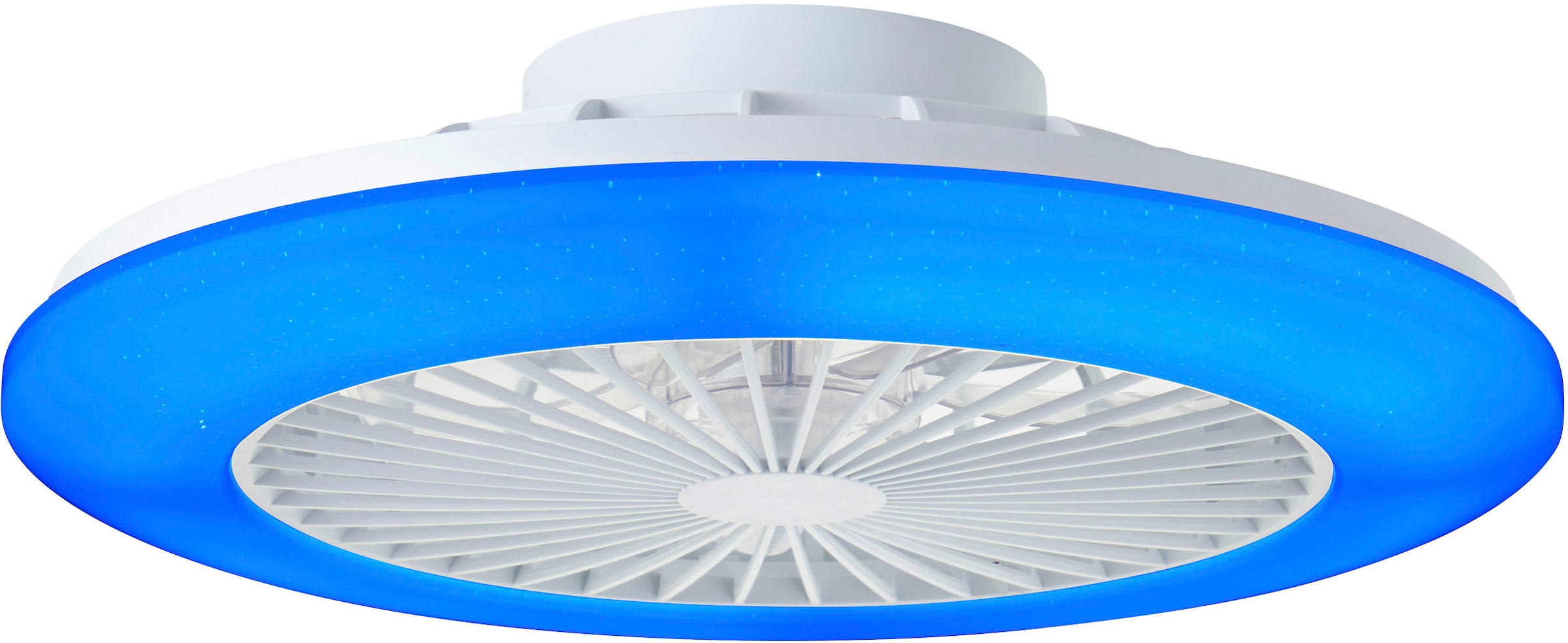 Brilliant LED Deckenleuchte »Salerno« 1 Stk. RGB | warmweiß - kaltweiß LED Leuchte, Ventilator, digitales RGB, 49 cm, 4700 lm, 3000-6500 K