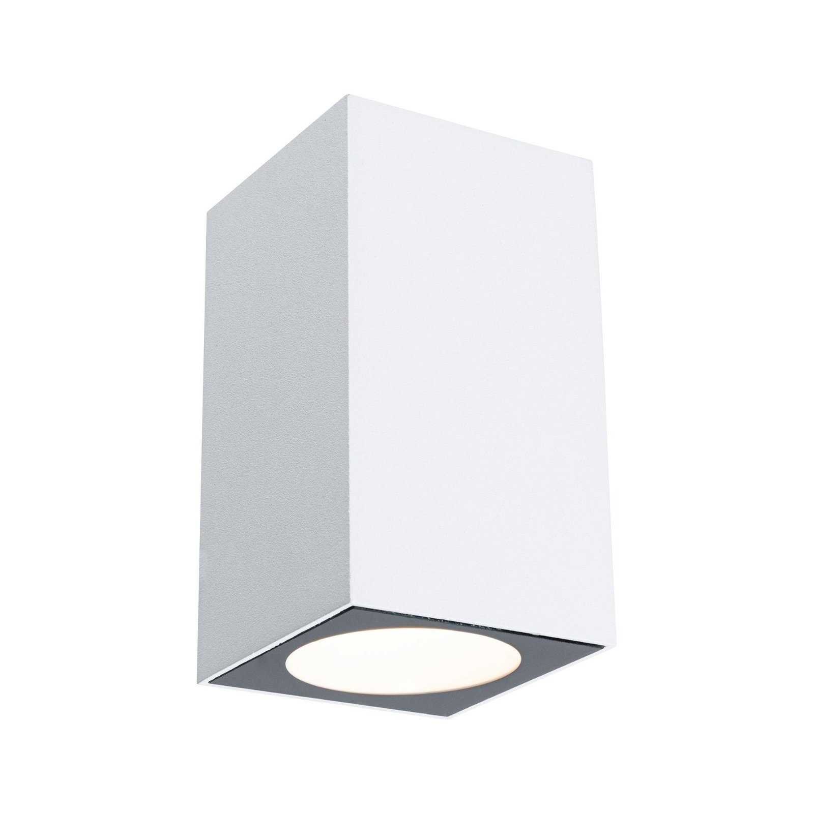 Paulmann LED Außen-Wandleuchte »Flame eckig 58x75mm 3000K 3,8W 320lm 230V Aluminium«, 1 flammig, IP44