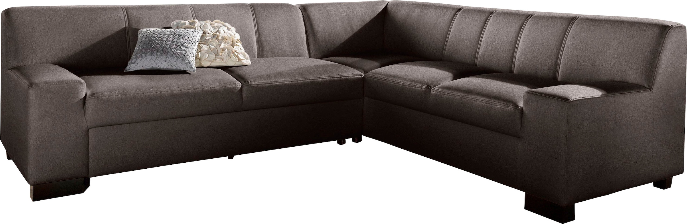 DOMO collection Ecksofa »Norma L-Form«, wahlweise mit Bettfunktion