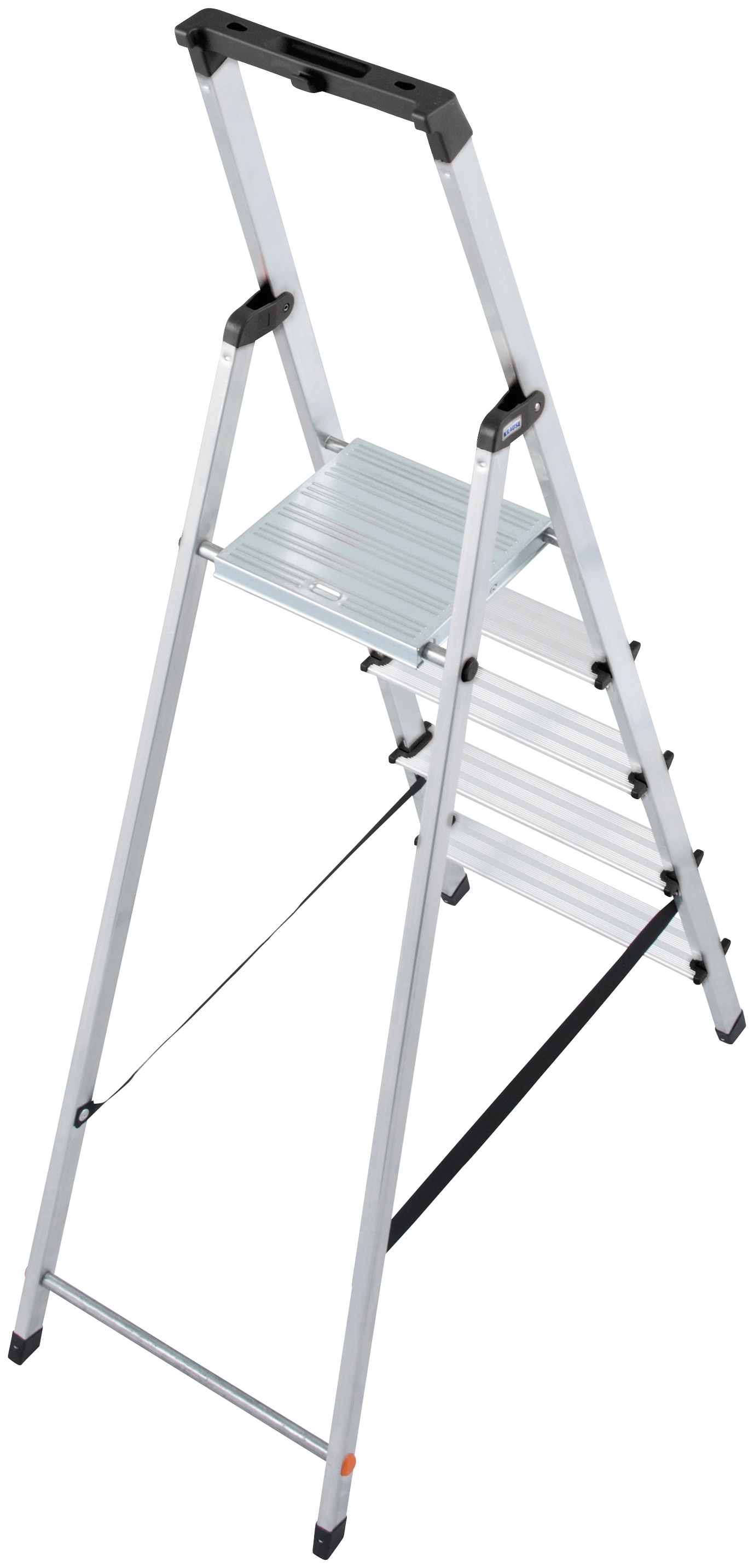KRAUSE Stehleiter »Solidy«, Aluminium, 1x5 Stufen, Arbeitshöhe ca. 305 cm
