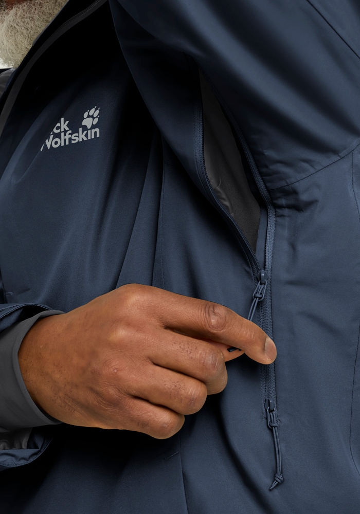 Jack Wolfskin Daunenjacke »ICECAPE 2L DOWN INS JKT M RDS«, mit Kapuze