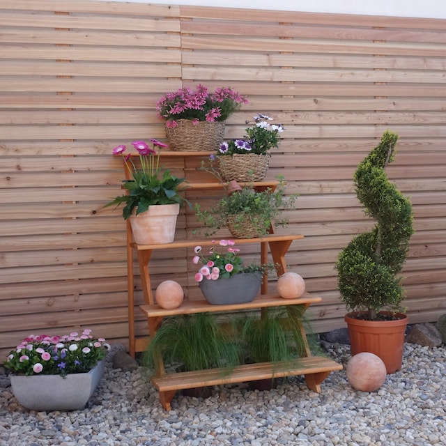 promadino Pflanzentreppe »Blumentreppe groß«, BxTxH: 78x100x109 cm online  kaufen | mit 3 Jahren XXL Garantie