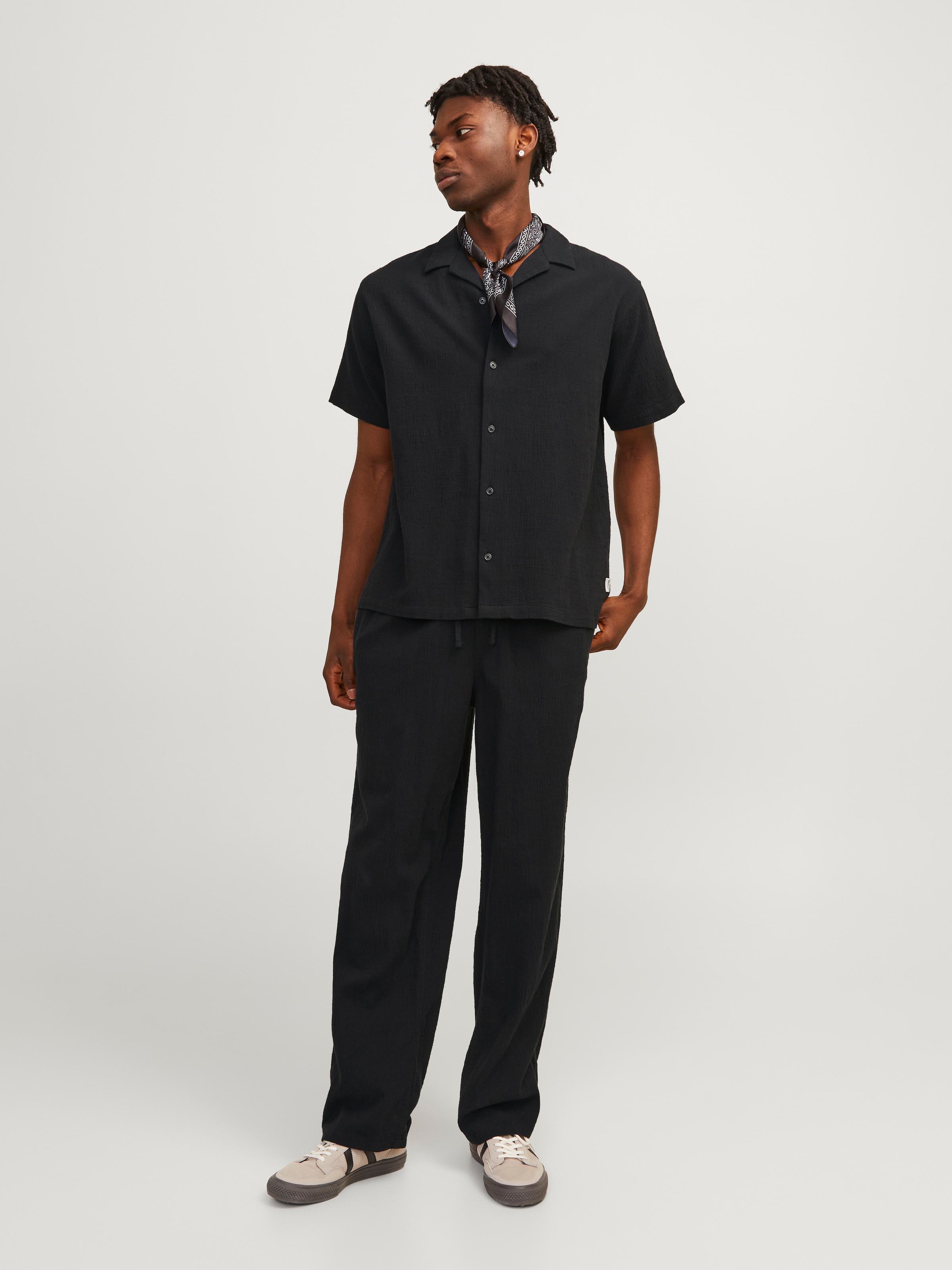 Jack & Jones Kurzarmhemd »JORLUKE CRINKLE RESORT SHIRT SS SN«