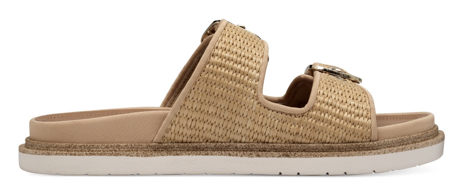 Tamaris Pantolette  , Plateau, Sommerschuh, Schlappen mit verstellbaren Schnallen