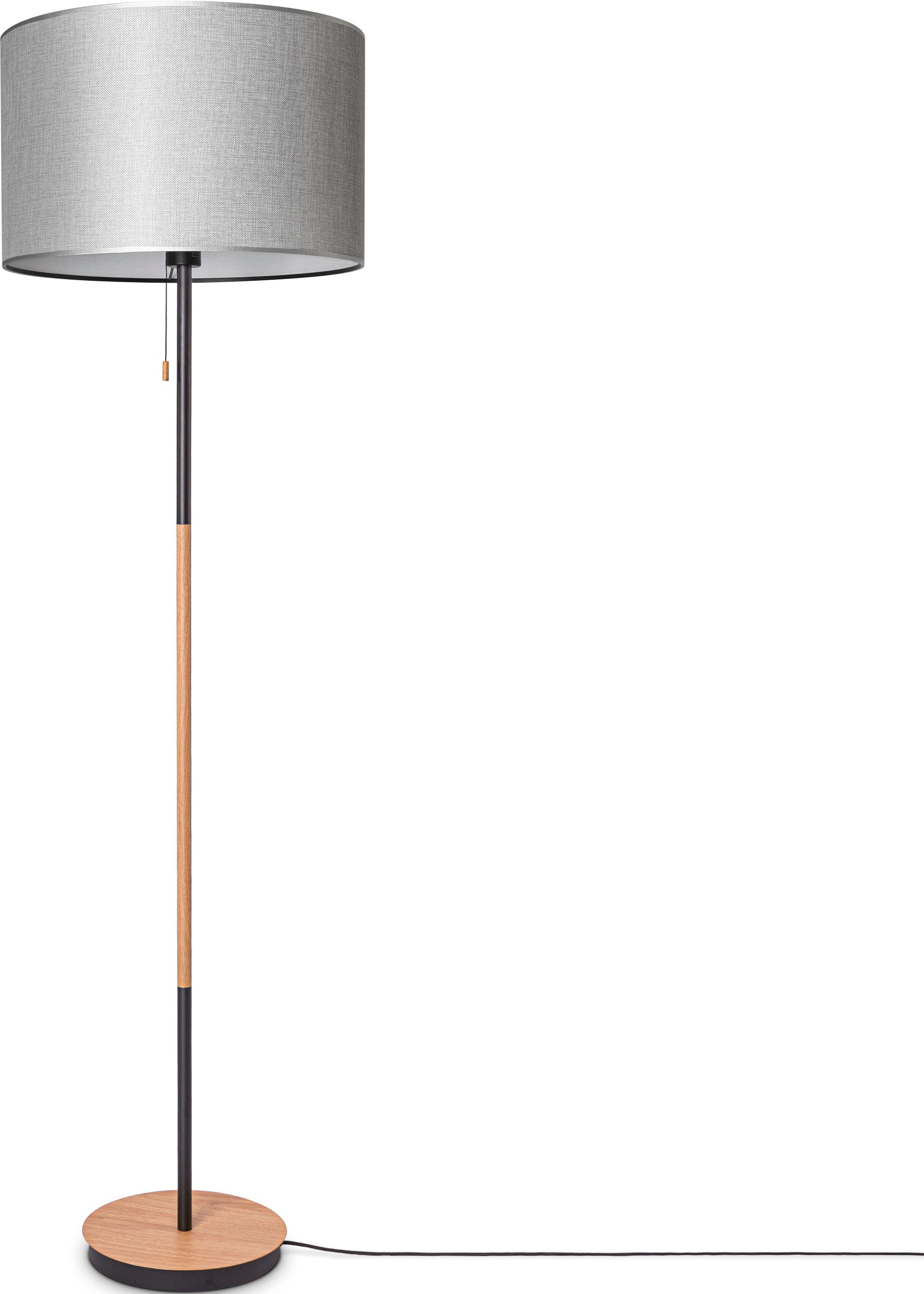 Paco Home Stehlampe Standleuchte online Skandi UNI Garantie Stoffschirm »EKO E27 CANVAS kaufen Stofflampe Einfarbig 3 mit | Jahren COLOR«, XXL Wohnzimmer