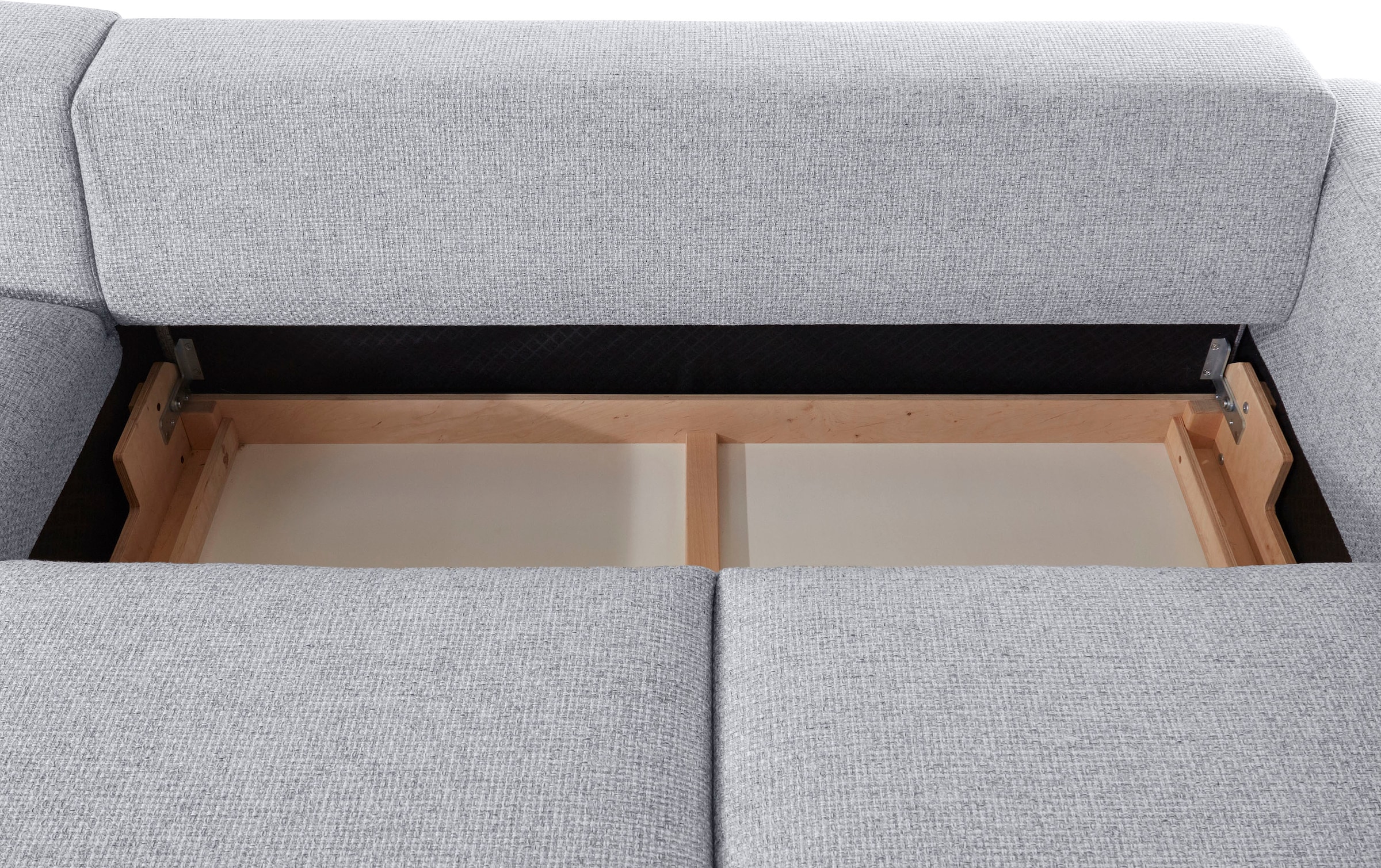Places of Style Ecksofa »Bloomfield, bequem und elegant, L-Form«, wahlweise mit Bettfunktion und Bettkasten