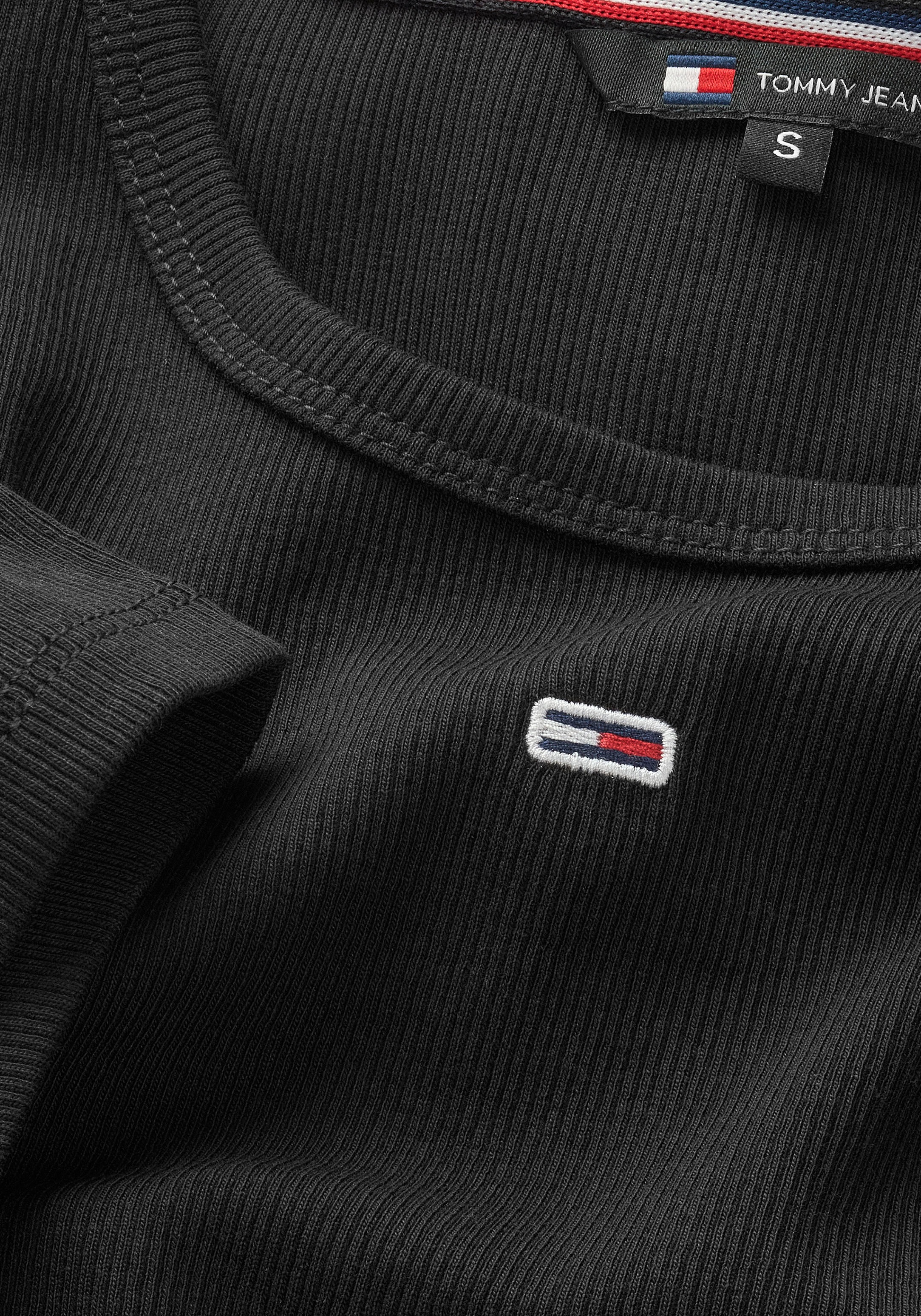 Tommy Jeans T-Shirt »TJW SLIM ESSENTIAL RIB SS«, mit gerippter Struktur