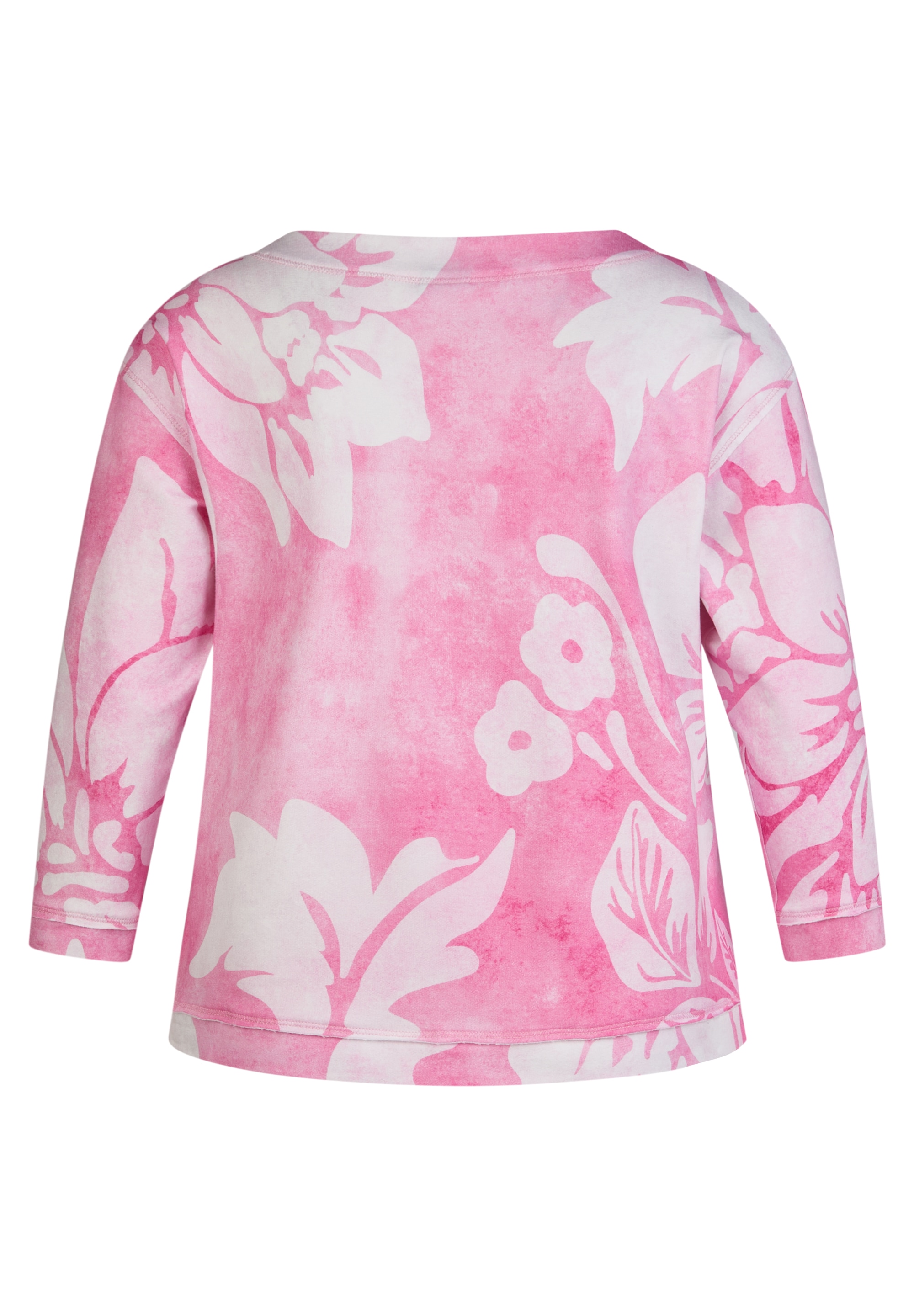 Rabe 3/4-Arm-Shirt, mit floralen Muster und Letter-Print