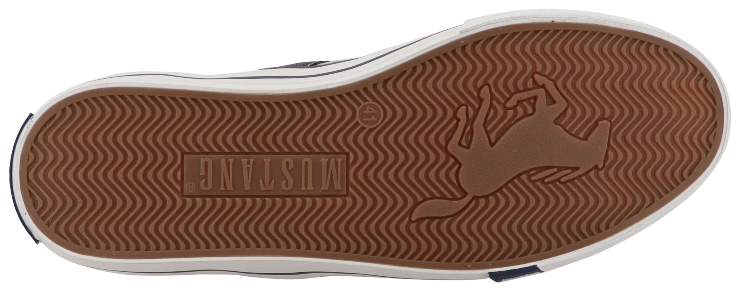 Mustang Shoes Sneaker »Calogero«  Freizeitschuh, Halbschuh, Schnürschuh mit Kontrastbesätzen