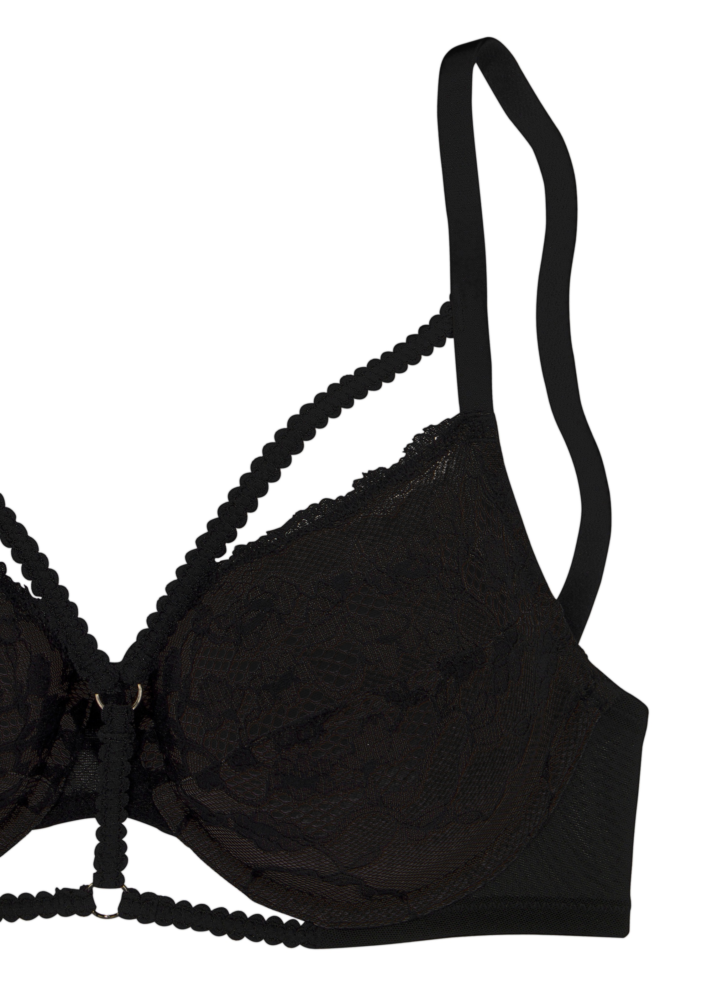 petite fleur gold Bügel-BH, mit einzigartiger Bänder-Optik, sexy Dessous, Reizwäsche