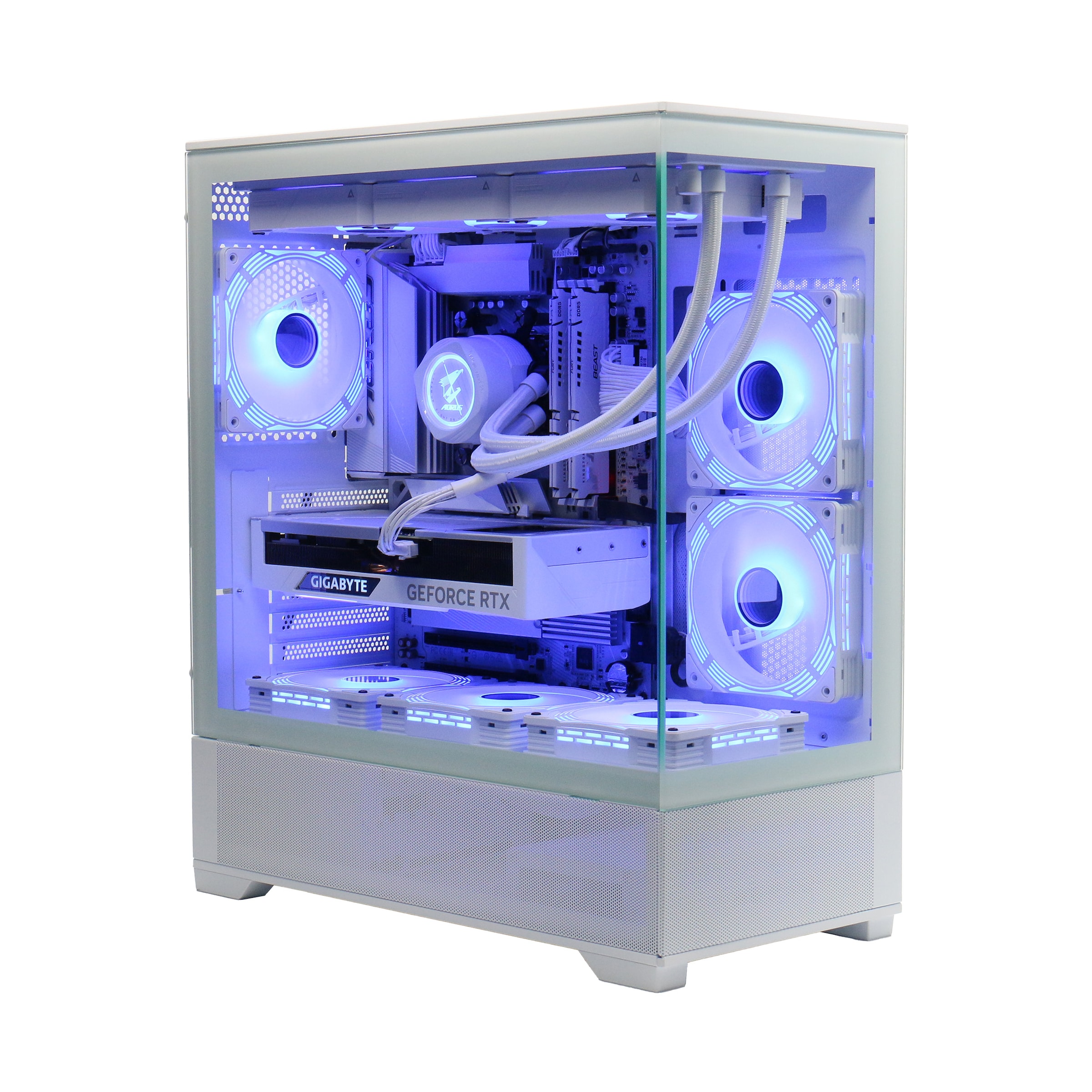 GAMEMAX Gaming-PC »ICE 7351«, DDR5 RAM, PCIe SSD Gen4, Windows 11