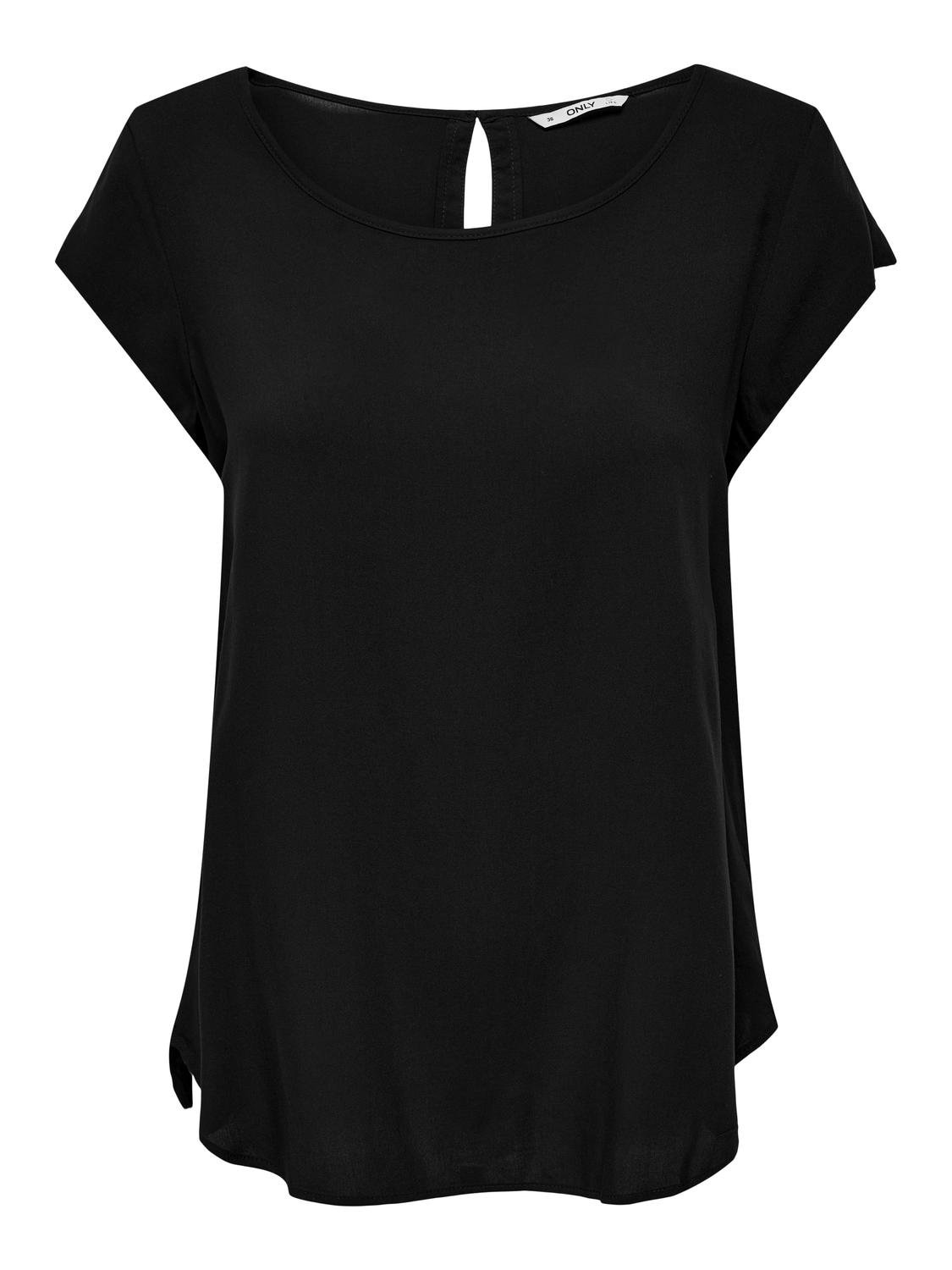 ONLY Blusenshirt »ONLNOVA LIFE VIS S/S TOP SOLID«