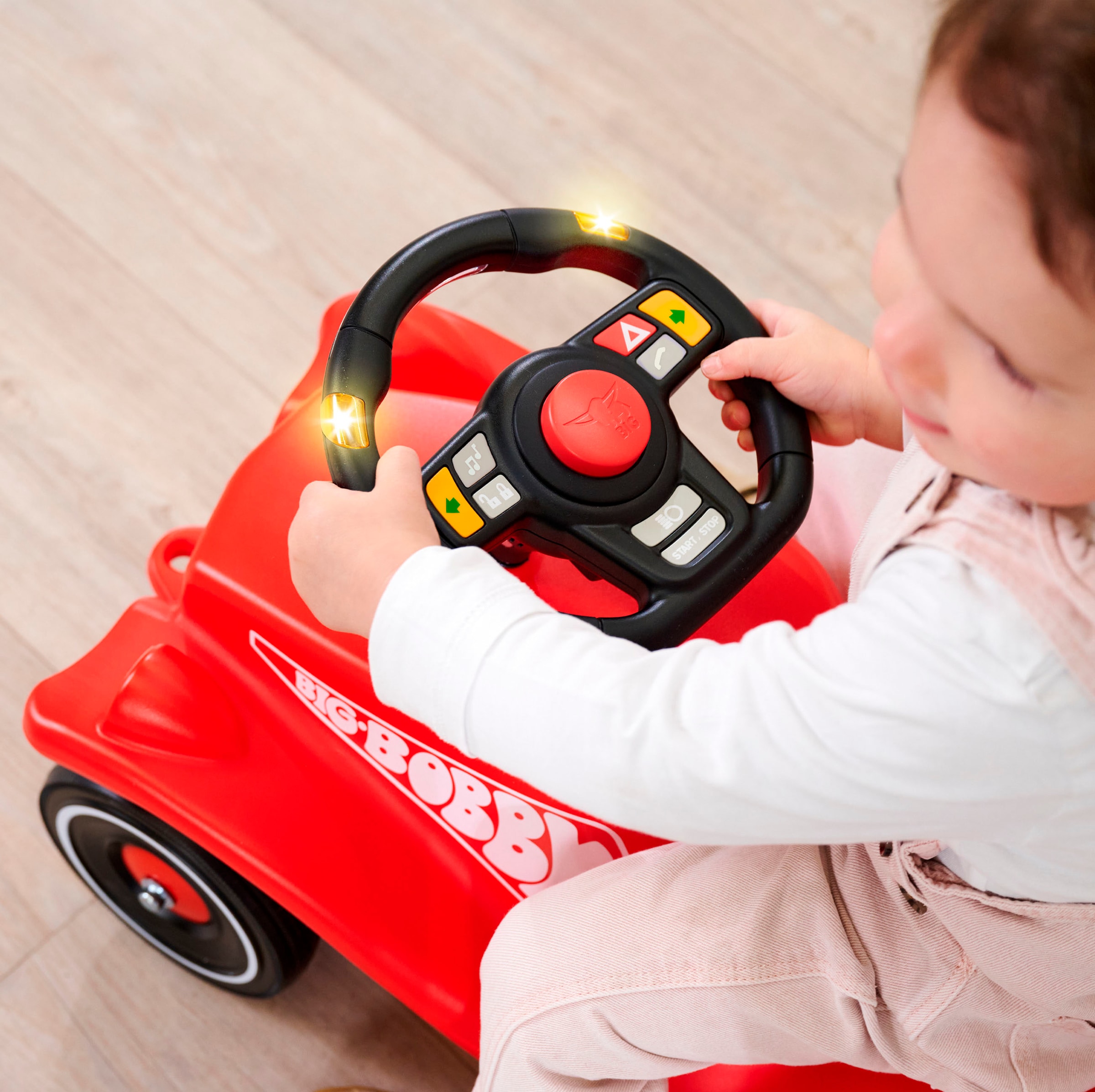 BIG Spielfahrzeug-Lenkrad »BIG Sound Lenkrad«, mit Licht und Sound