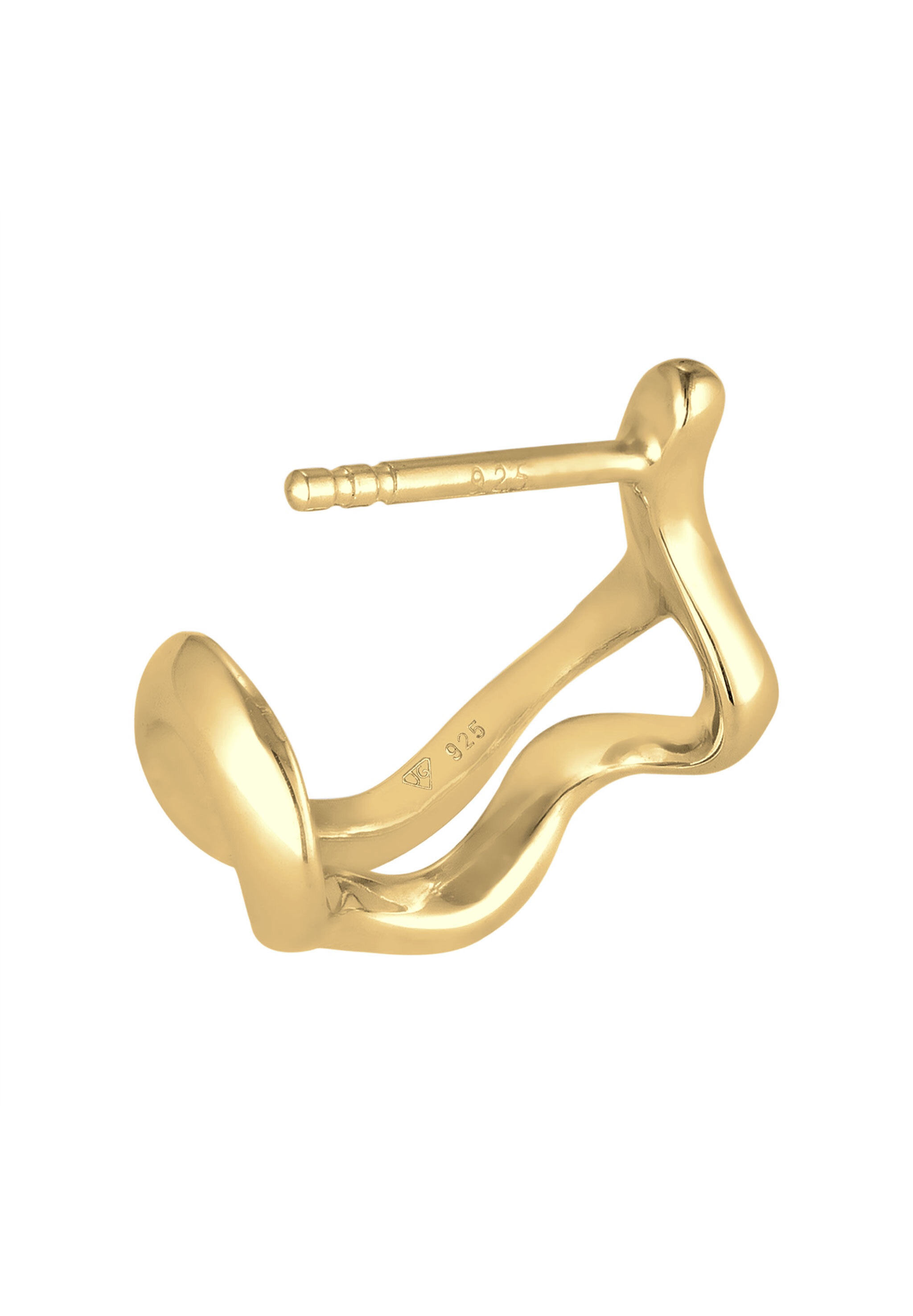 Kuzzoi Paar Creolen »Ohrringe Ohrstecker Single Creole 925 Sterling Silber«