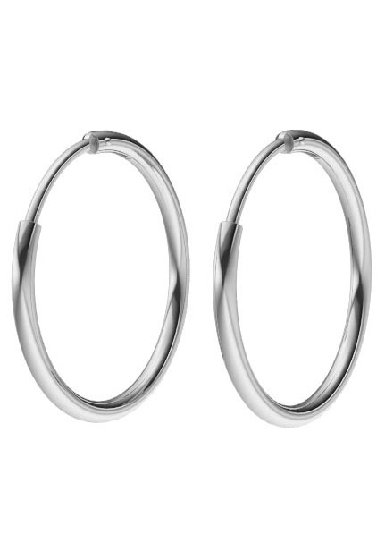 Firetti Paar Creolen »Schmuck Geschenk Silber 925 1,5 mm breit«, Made in Germany