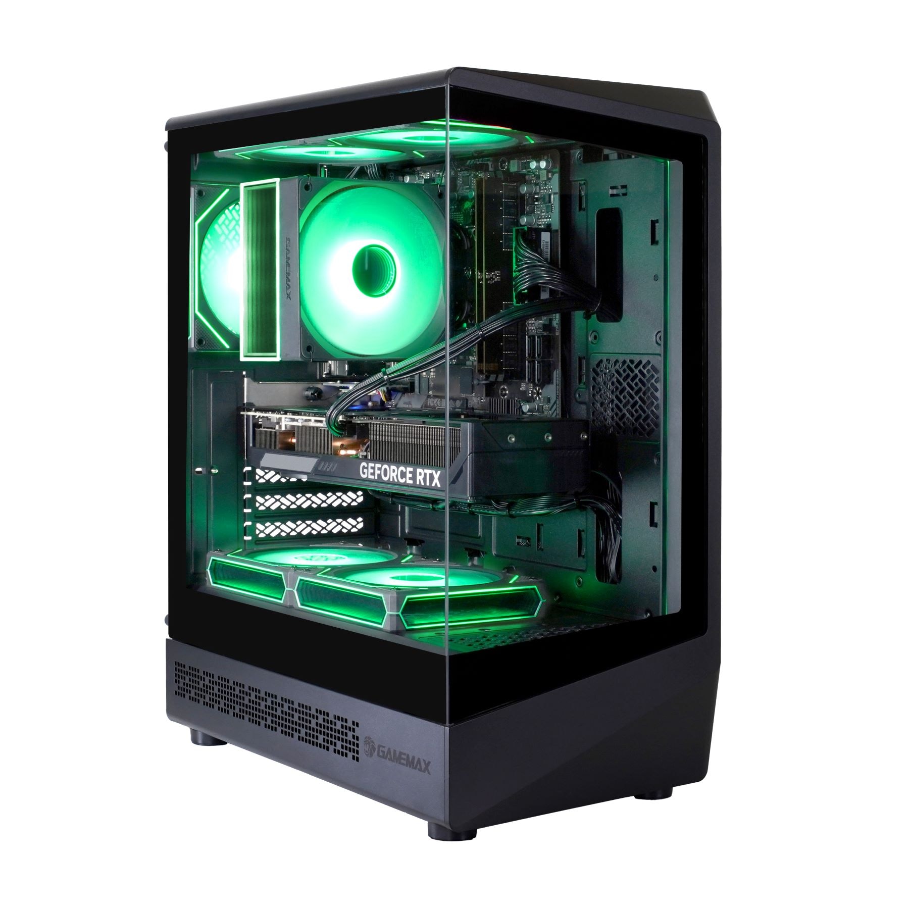 GAMEMAX PC-Komplettsystem »GigaDeal Gaming-PC-Set VISTA COC AB«, Windows 11 + Gigabyte GS32QC LED-Monitor Curved, 80 cm (32")