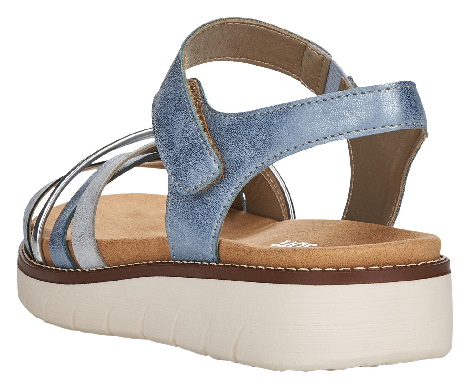 Remonte Riemchensandale, Keilabsatz, Sommerschuh, Sandalette mit herausnehmbarer Softeinlage