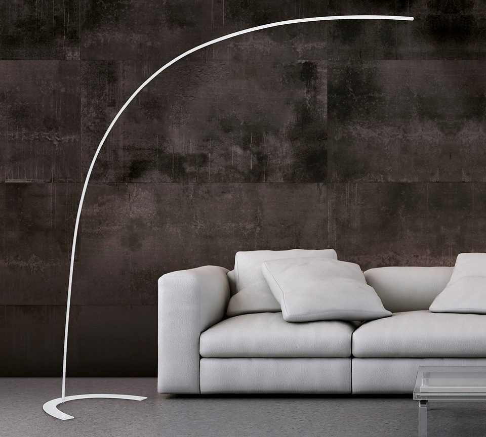 TRIO Leuchten LED Bogenlampe »SHANGHAI«, 1 flammig, Leuchtmittel LED-Board | LED fest integriert, mit Fußdimmer