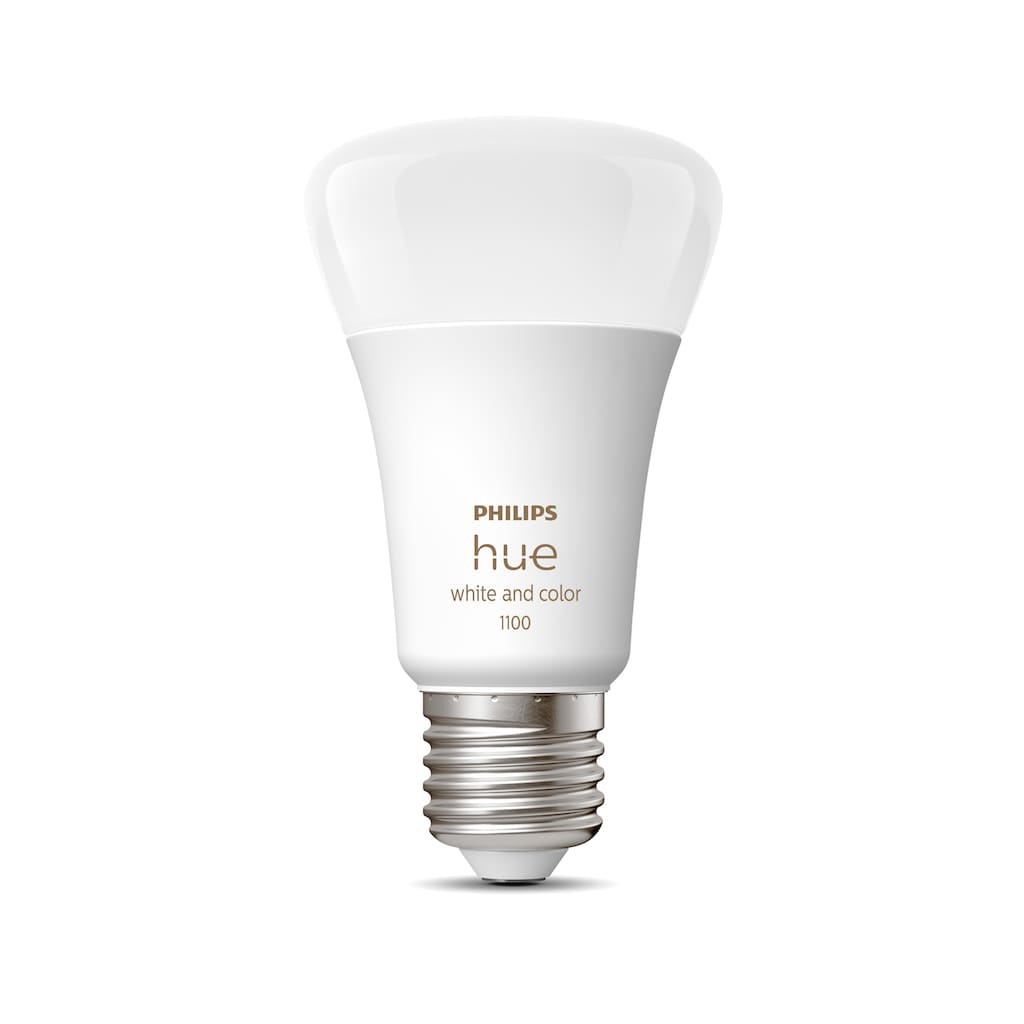 Philips Hue Smarte LED-Leuchte »White & Col. Amb. E27 Einzelpack 1100«