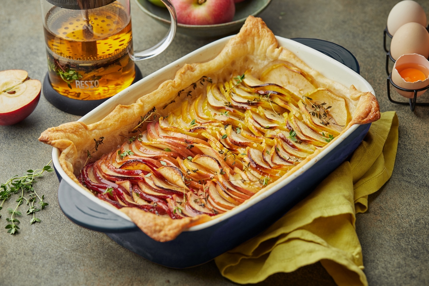 RESTO Kitchenware Backform »Fornax, Auflaufform, Lasagneform, Ofenform, spülmaschinengeeignet« rechteckig, für Kuchen, Lasagne, Brownie